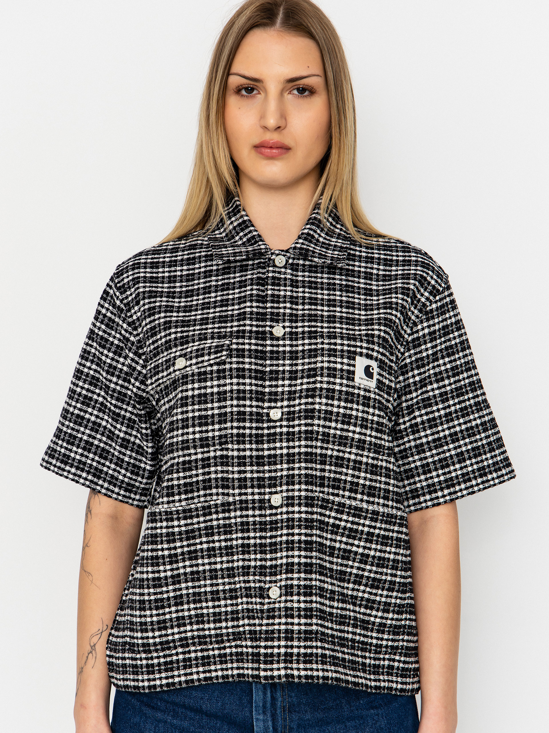 Carhartt WIP Michigan Wmn Shirt (kander check/black)