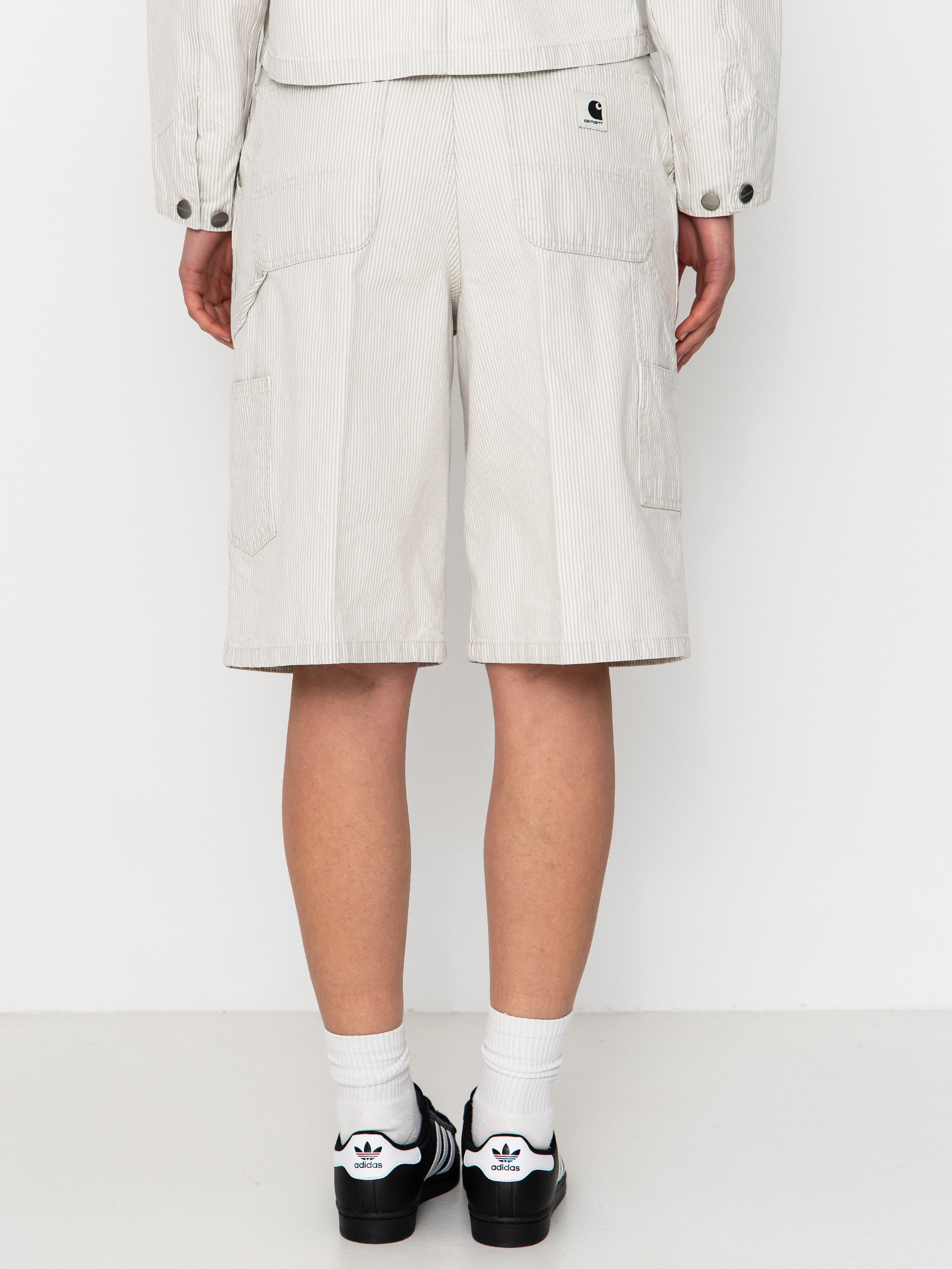 Carhartt WIP Mercer Single Knee Wmn Shorts (mercer stripe/graphite/wax)