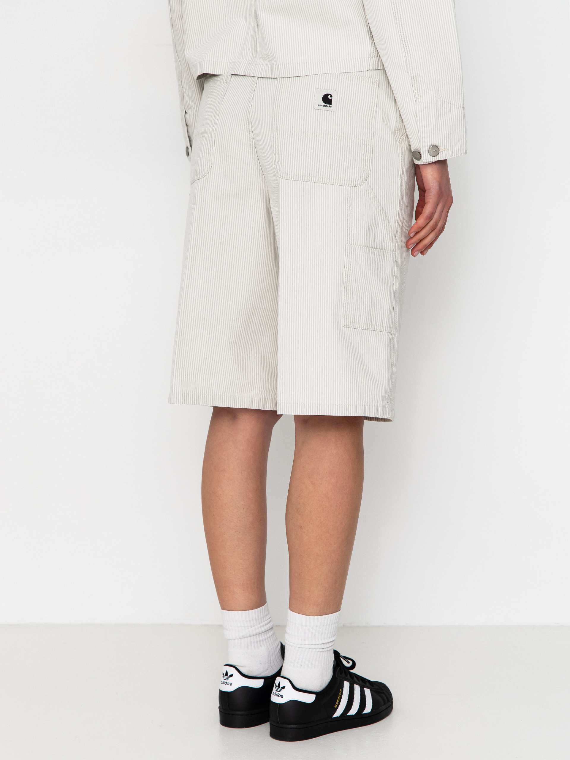 Carhartt WIP Mercer Single Knee Wmn Shorts (mercer stripe/graphite/wax)