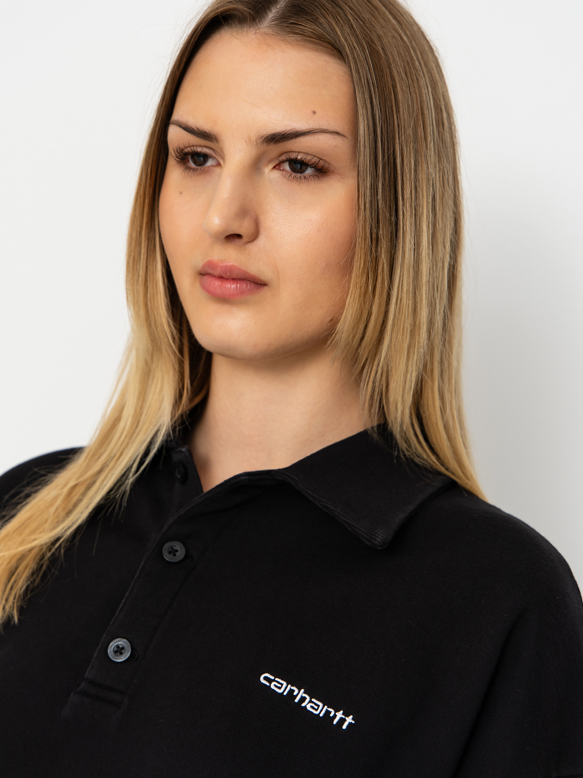 Carhartt WIP Brenta Polo Wmn Sweatshirt (black/white)