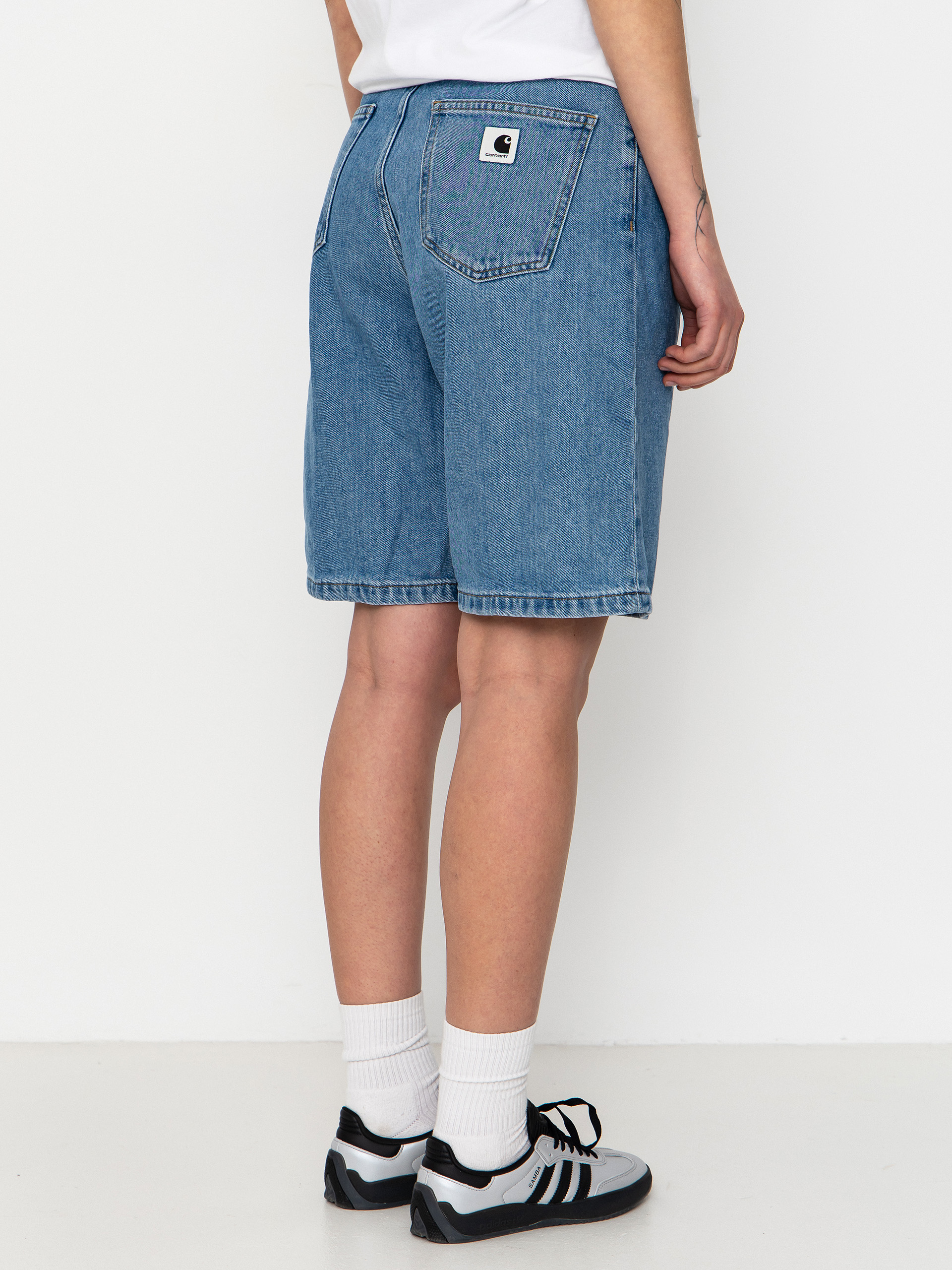 Carhartt WIP Brandon Wmn Shorts (blue stone bleached)
