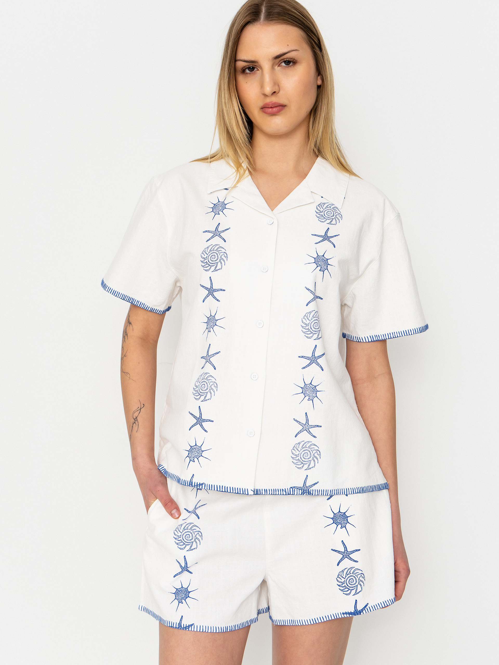 Santa Cruz Reef Wmn Hemd (off white)
