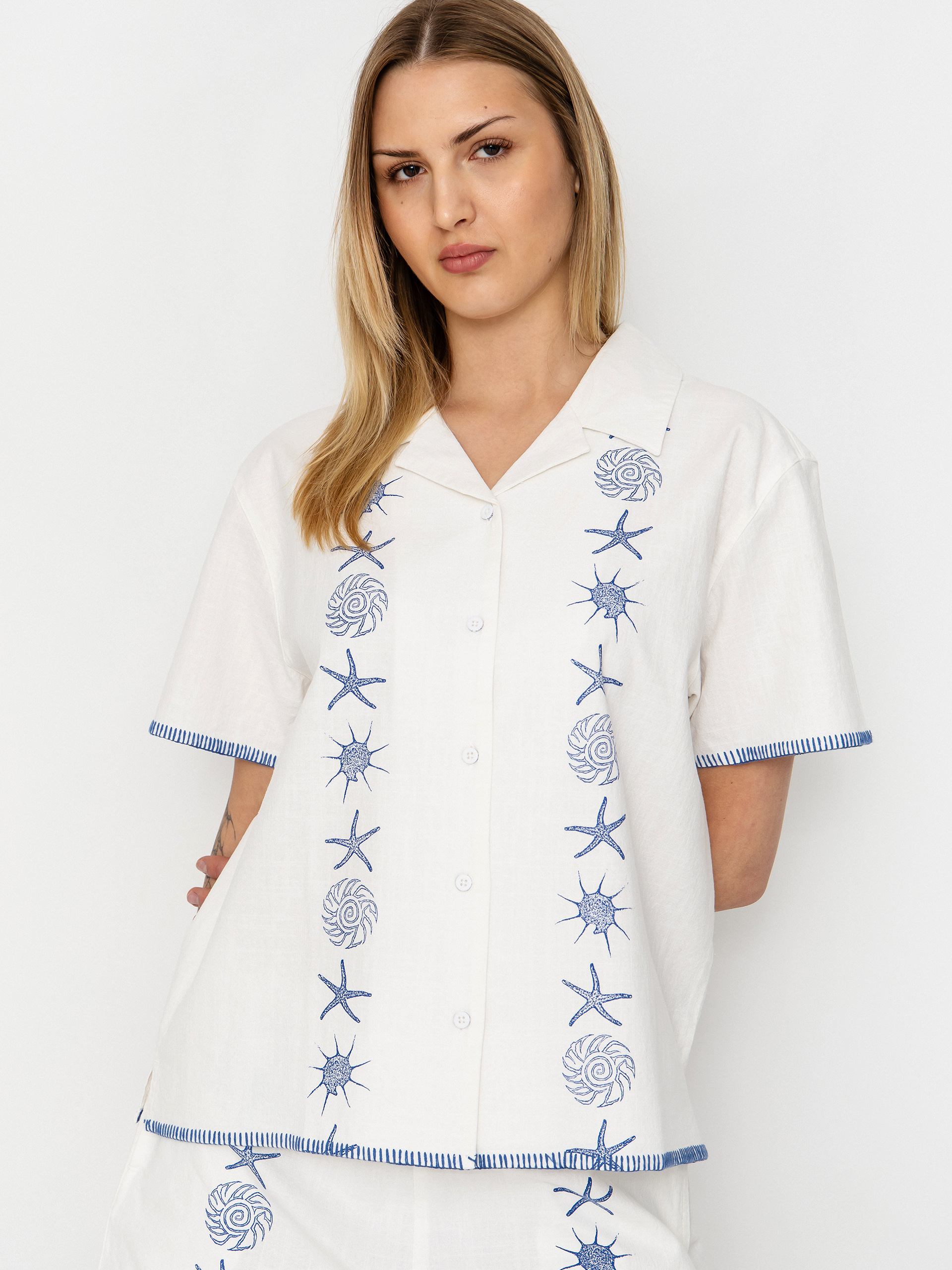 Santa Cruz Reef Wmn Hemd (off white)