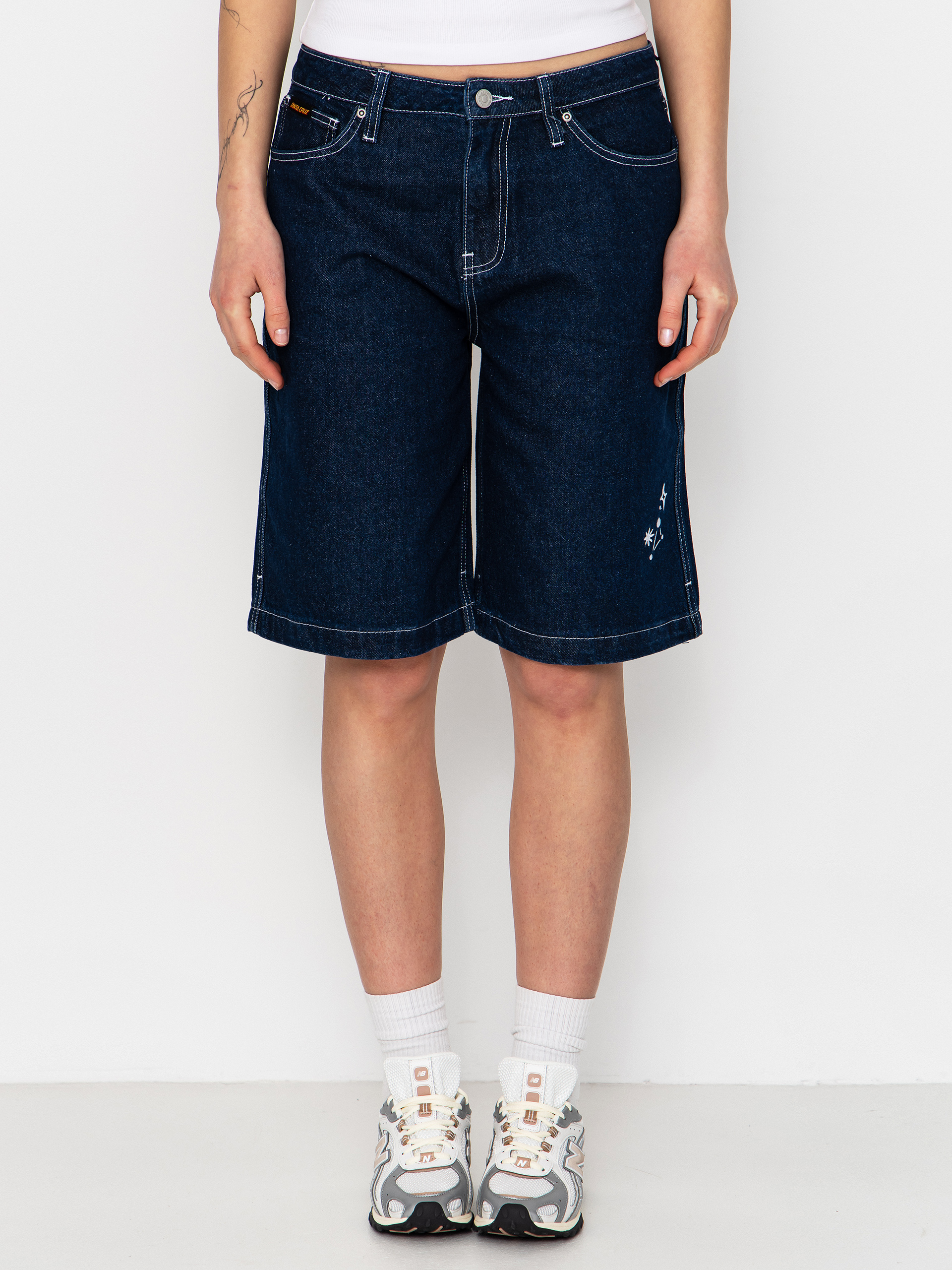 Santa Cruz Split Sun Wmn Shorts (dark denim)