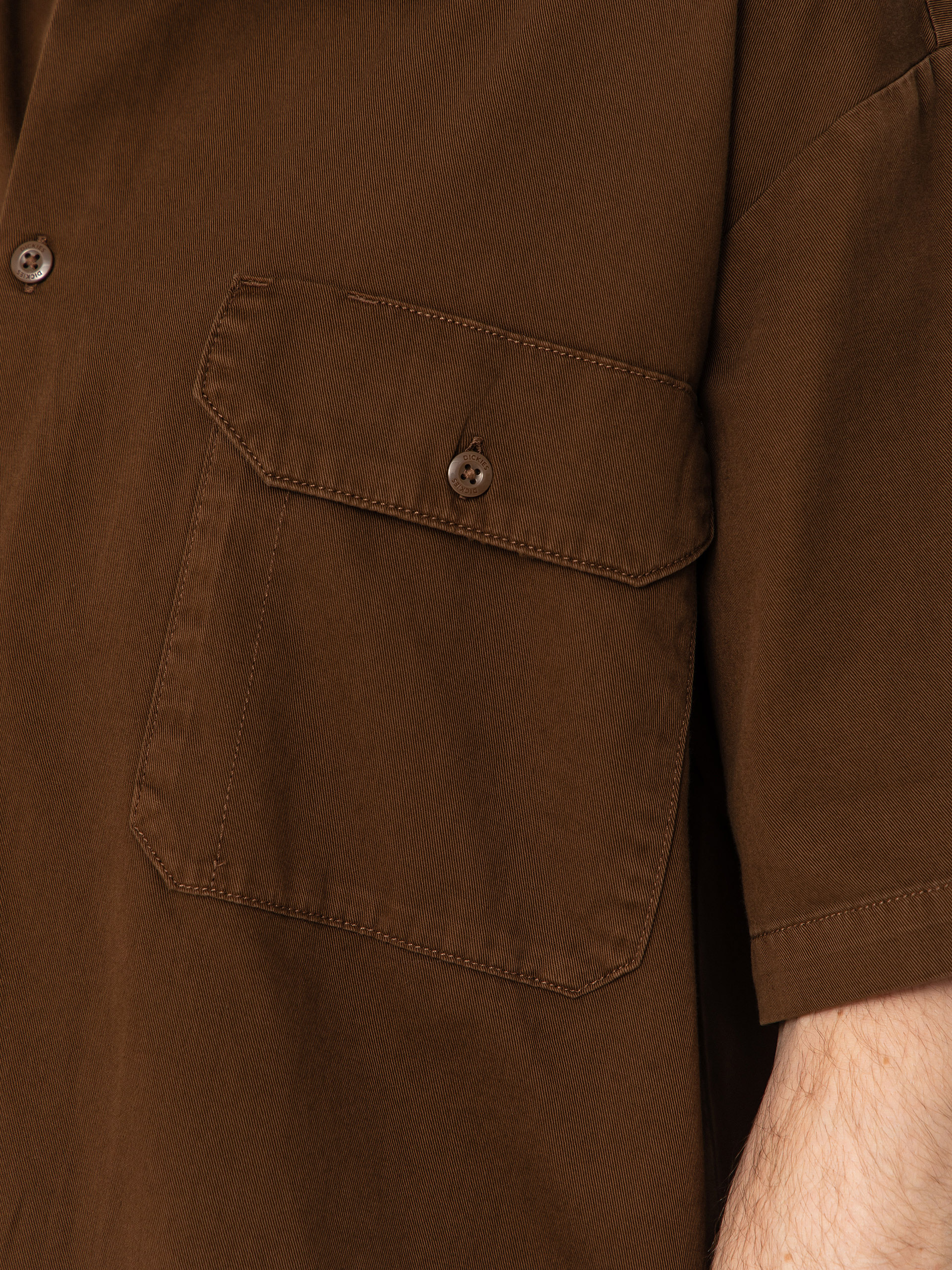 Dickies 247 Garment Dyed Work Hemd (timber brown)