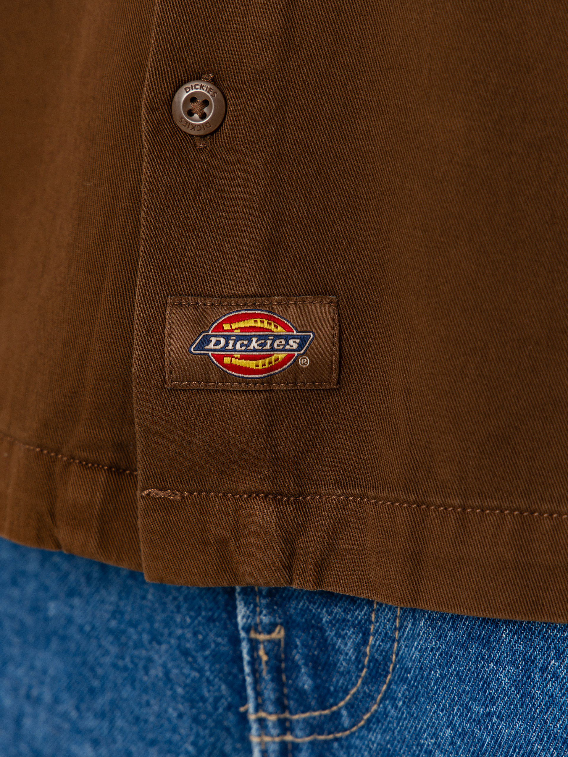 Dickies 247 Garment Dyed Work Hemd (timber brown)