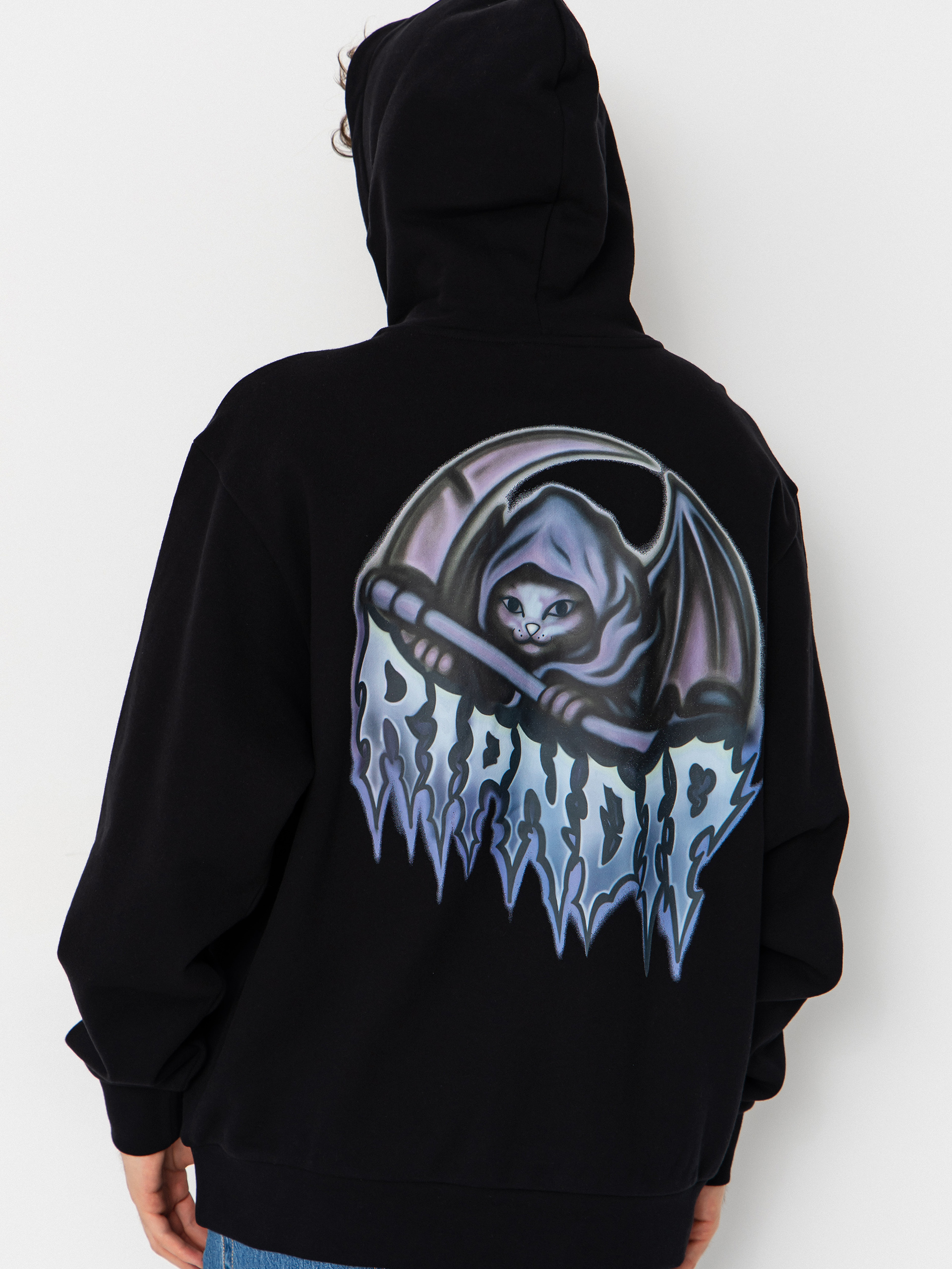 RipNDip Out Of Time HD Hoodie (black wash)