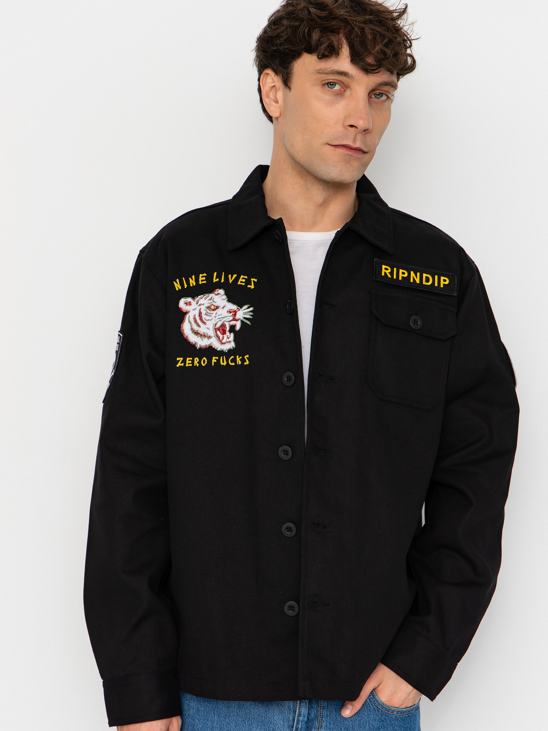 RipNDip Nine Militarty Jacke (black)