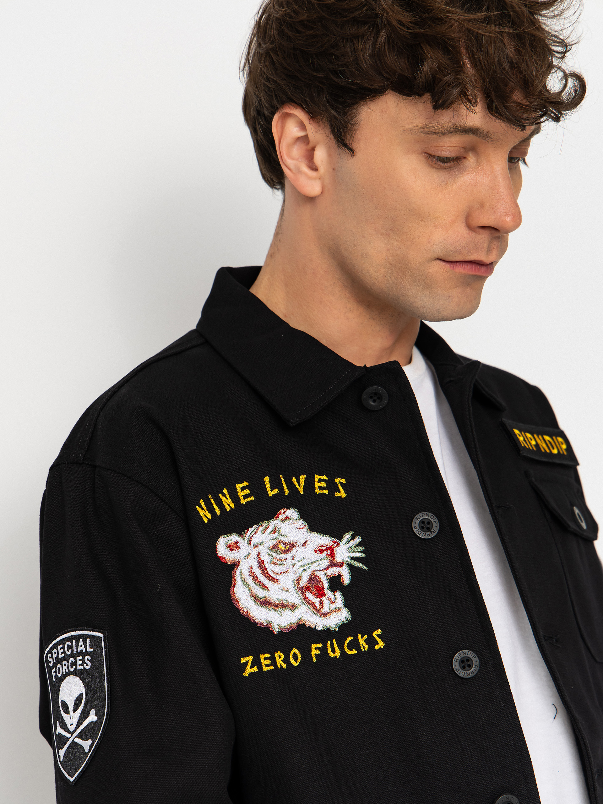 RipNDip Nine Militarty Jacke (black)
