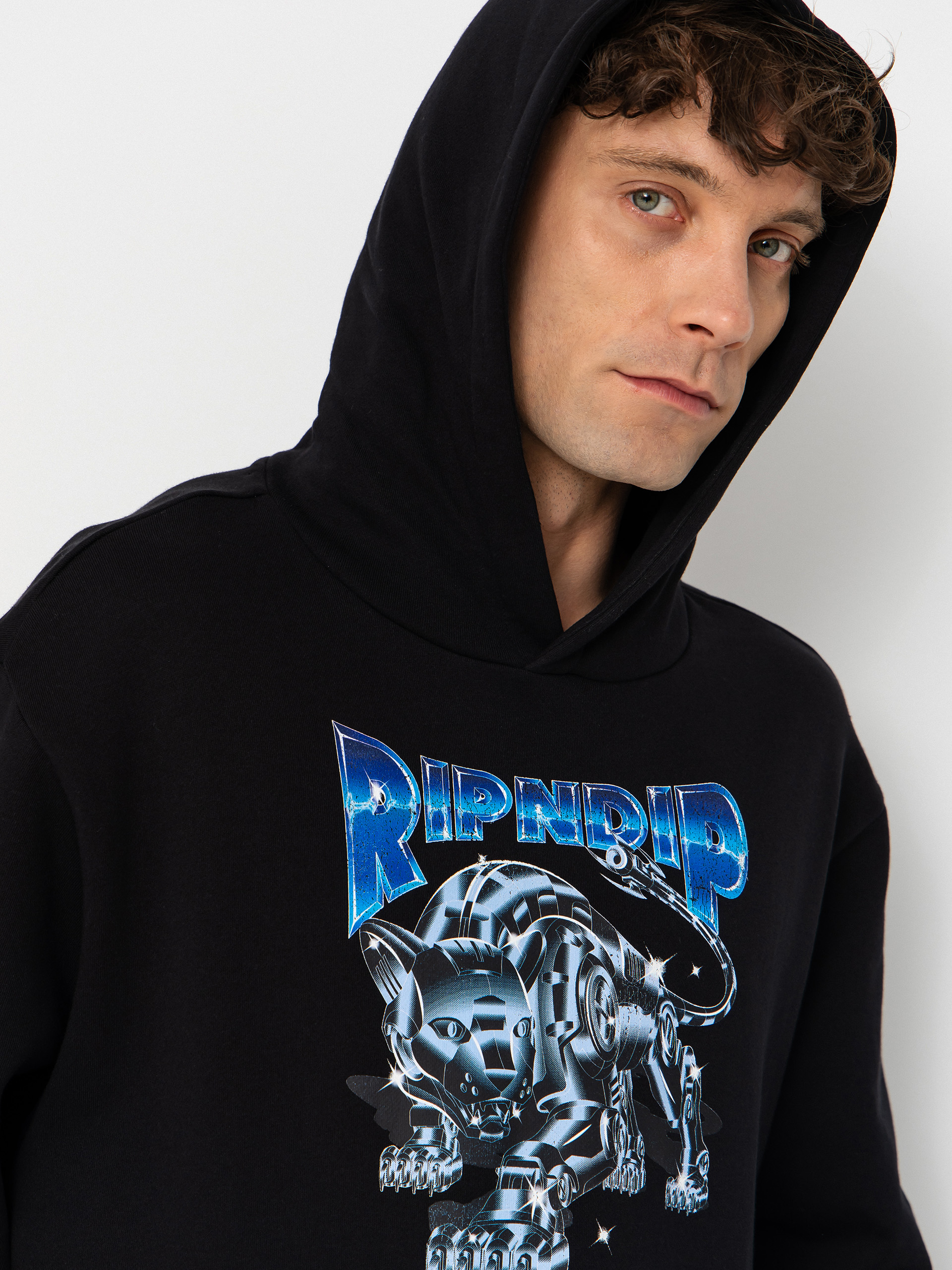 RipNDip Cyborg HD Hoodie (black wash)