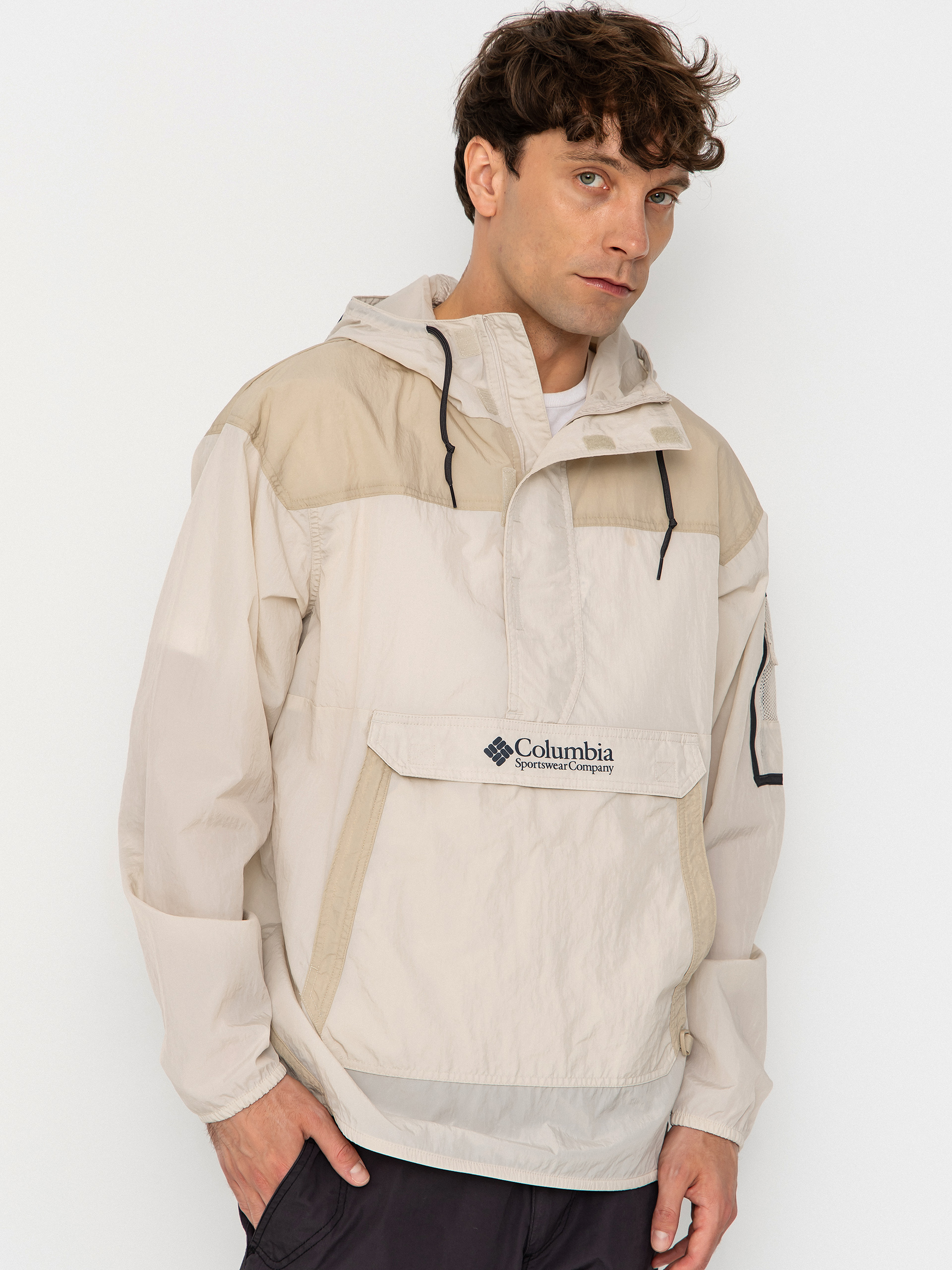 Columbia Challenger Windbreaker Anorak Jacket (dark stone/ancient fossil)