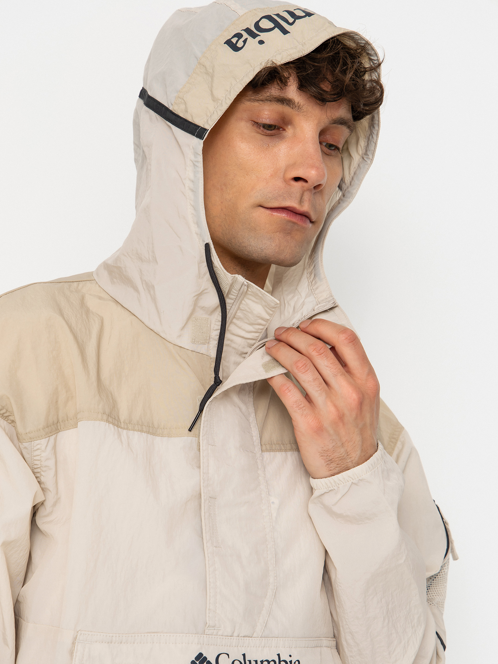 Columbia Challenger Windbreaker Anorak Jacket (dark stone/ancient fossil)