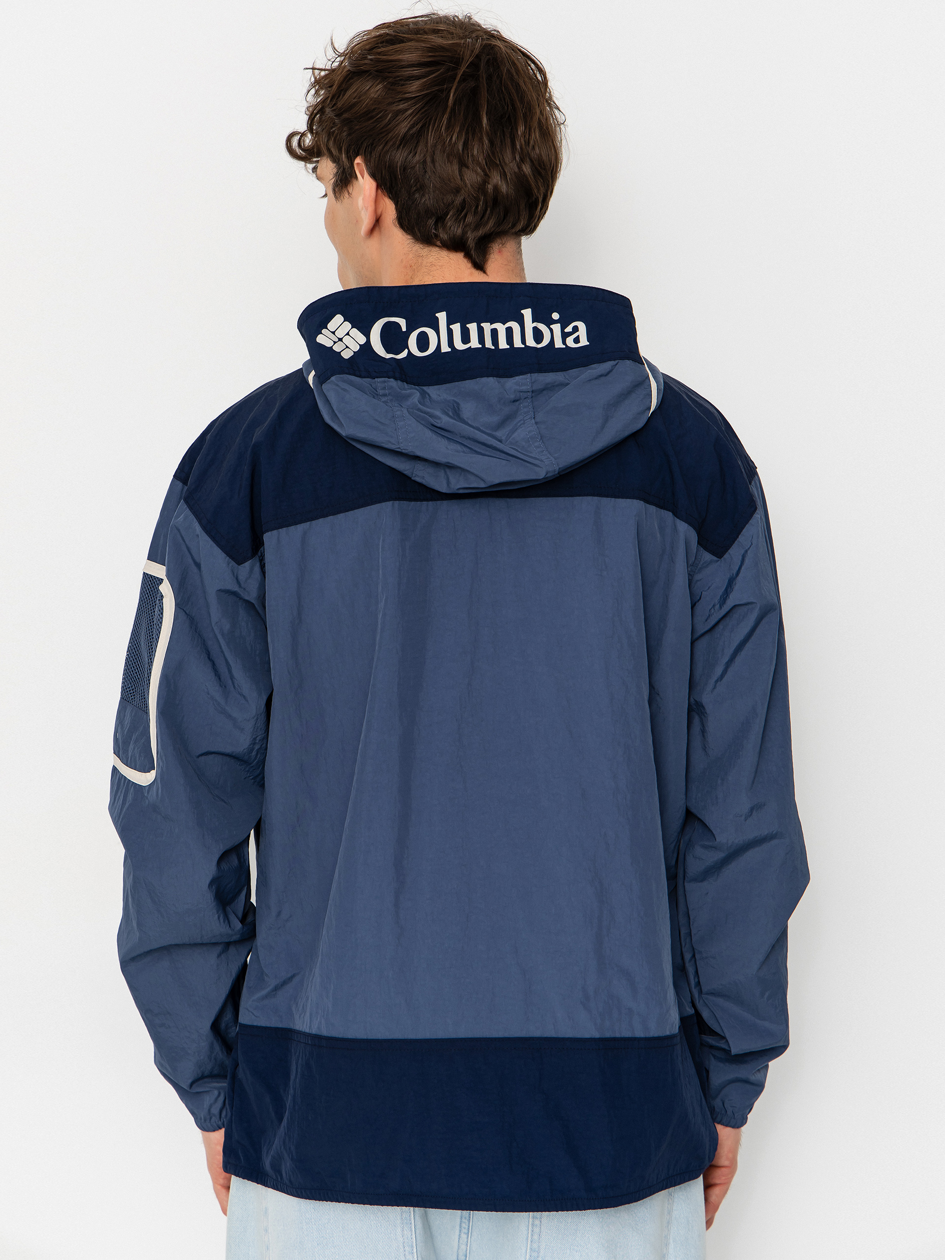 Columbia Challenger Windbreaker Anorak Jacket (dark mountain/collegiate navy)