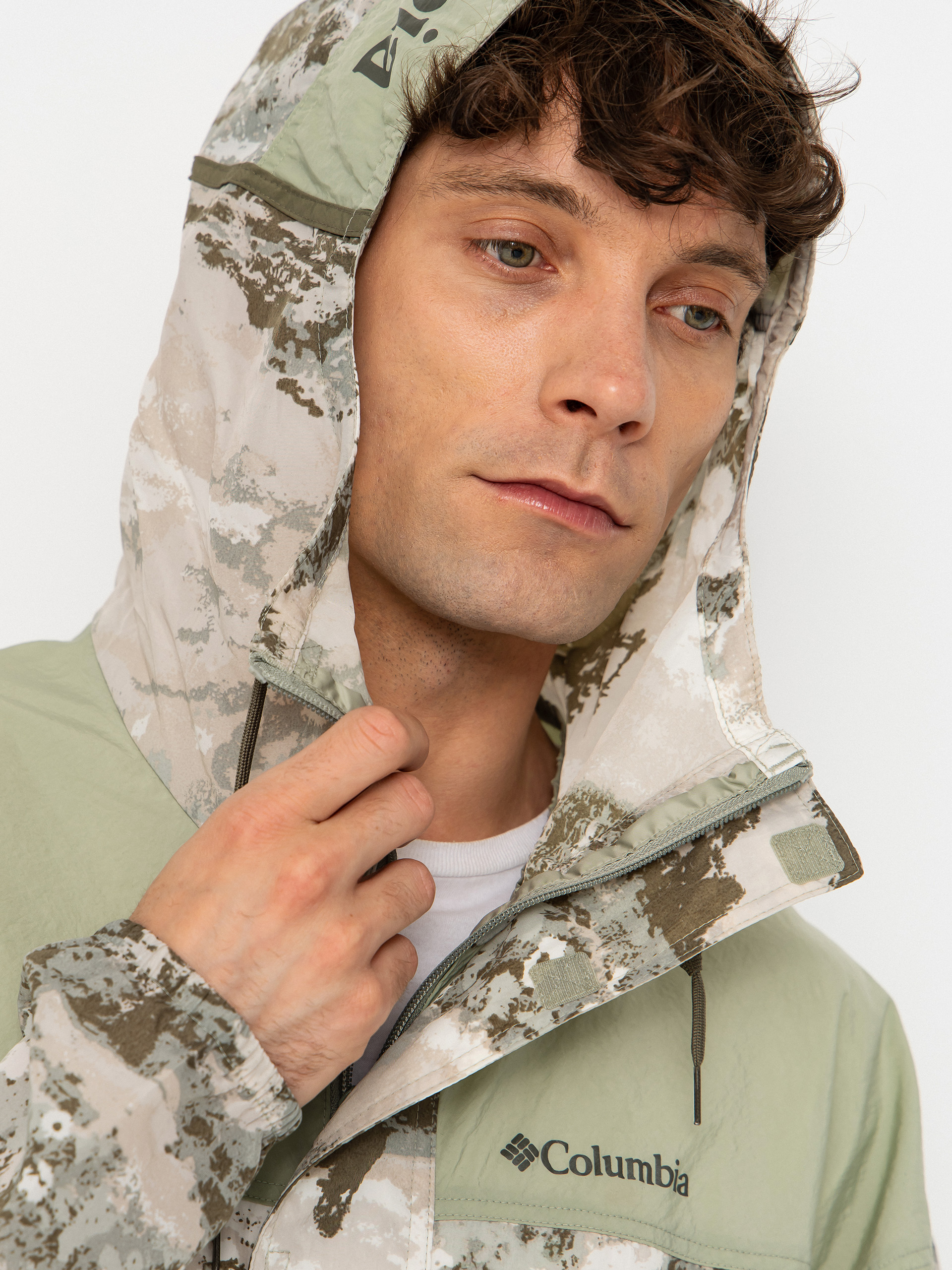 Columbia Challenger II Novelty Windbreaker Jacket (safari fieldaze/safari)