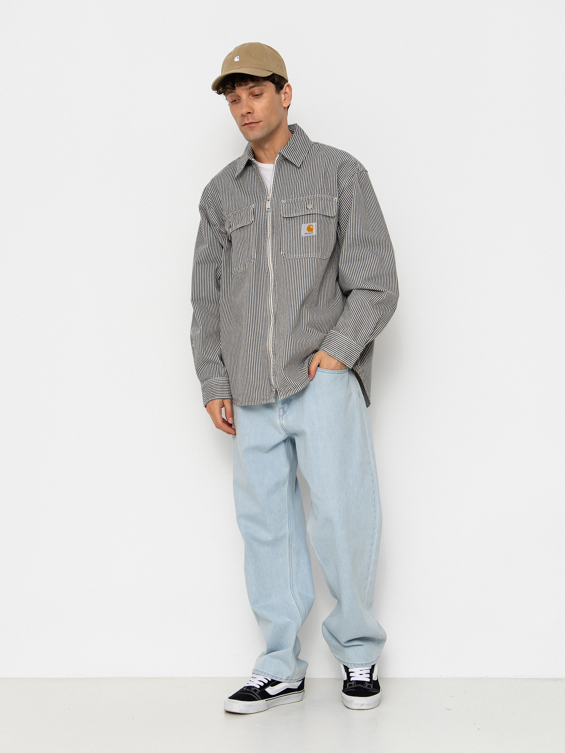 Carhartt WIP Mercer Jacket (mercer stripe/graphite/wax)