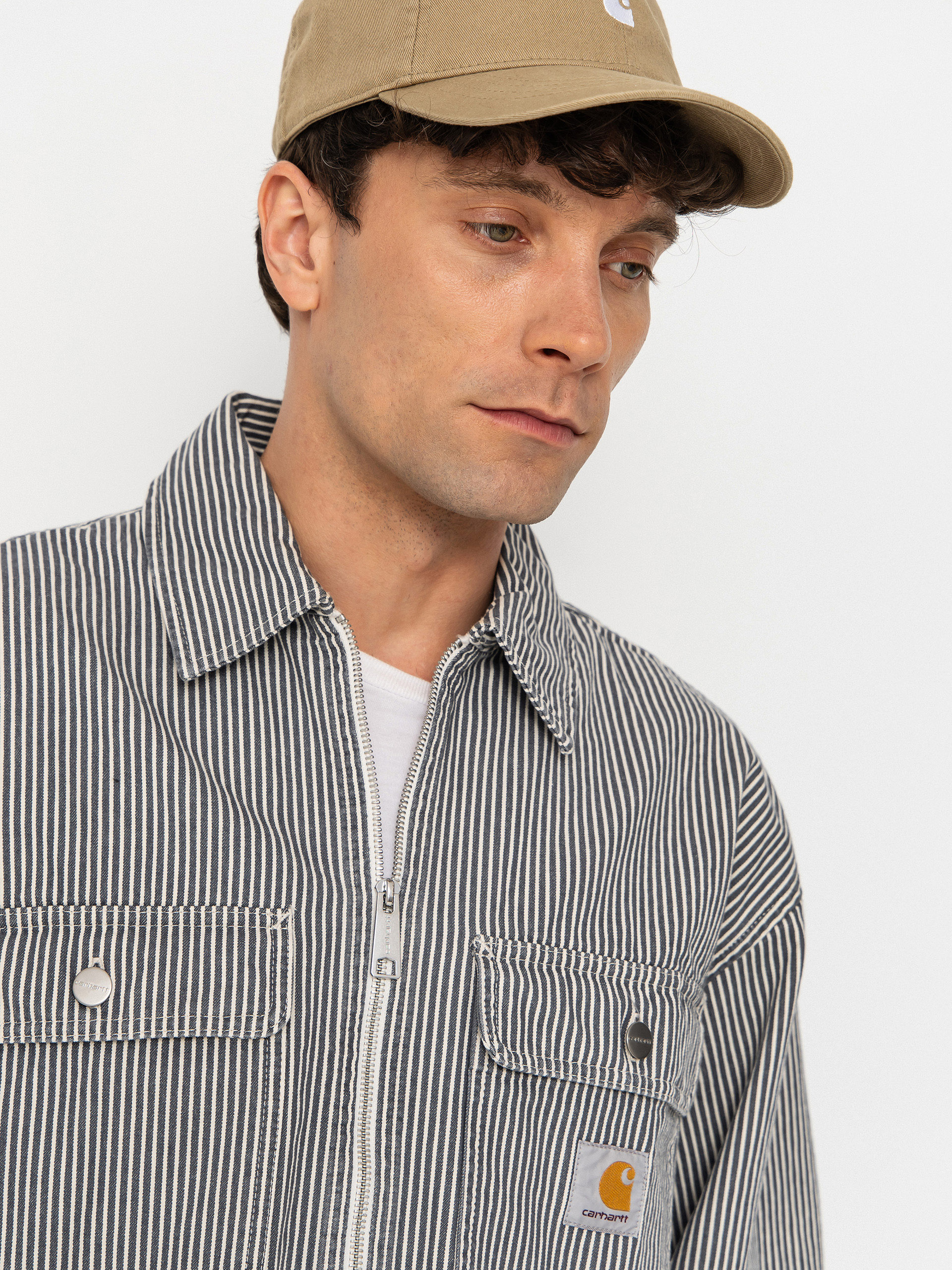 Carhartt WIP Mercer Jacke (mercer stripe/graphite/wax)