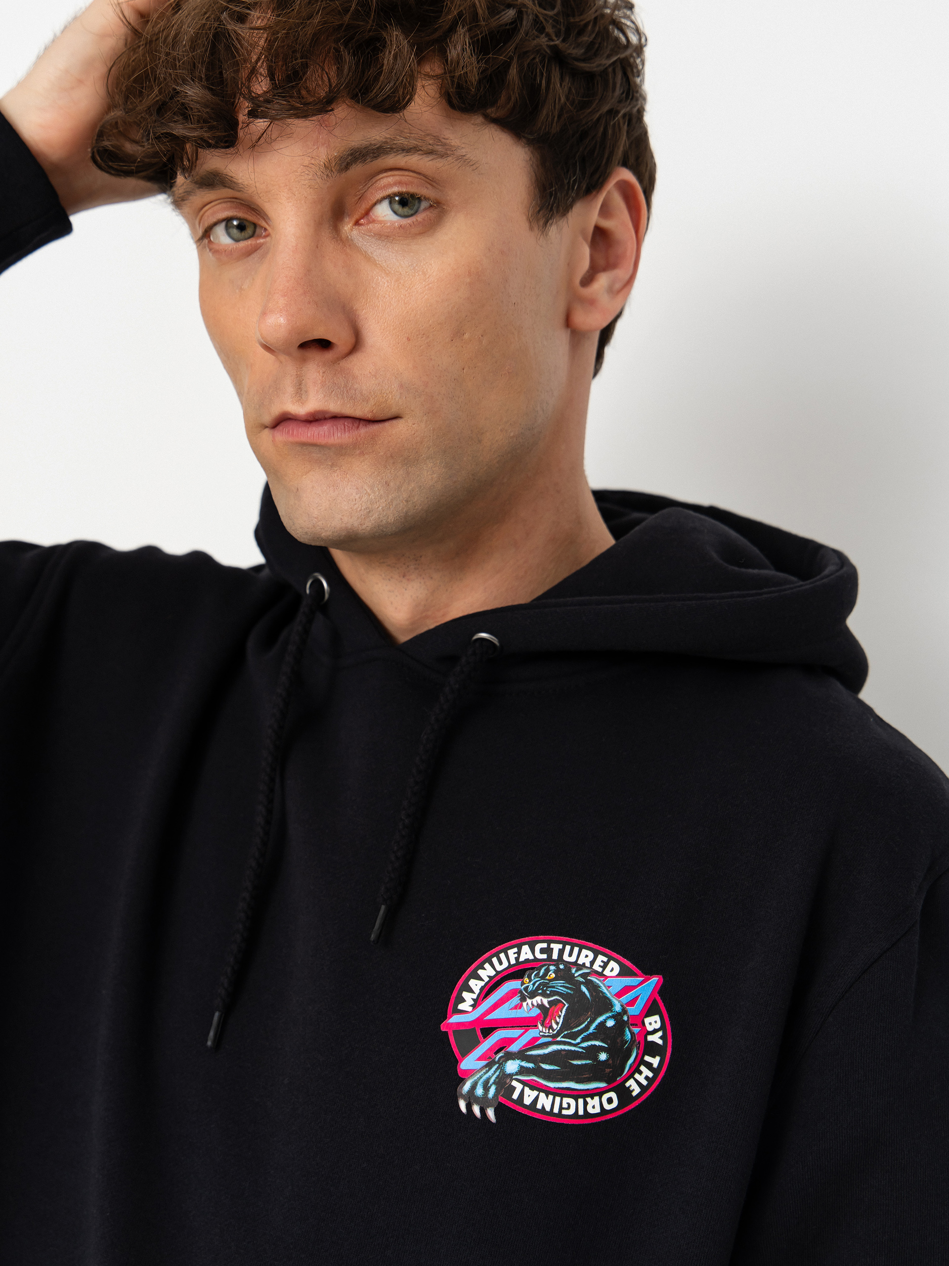 Santa Cruz Natas Sketch Panther HD Hoodie (black)