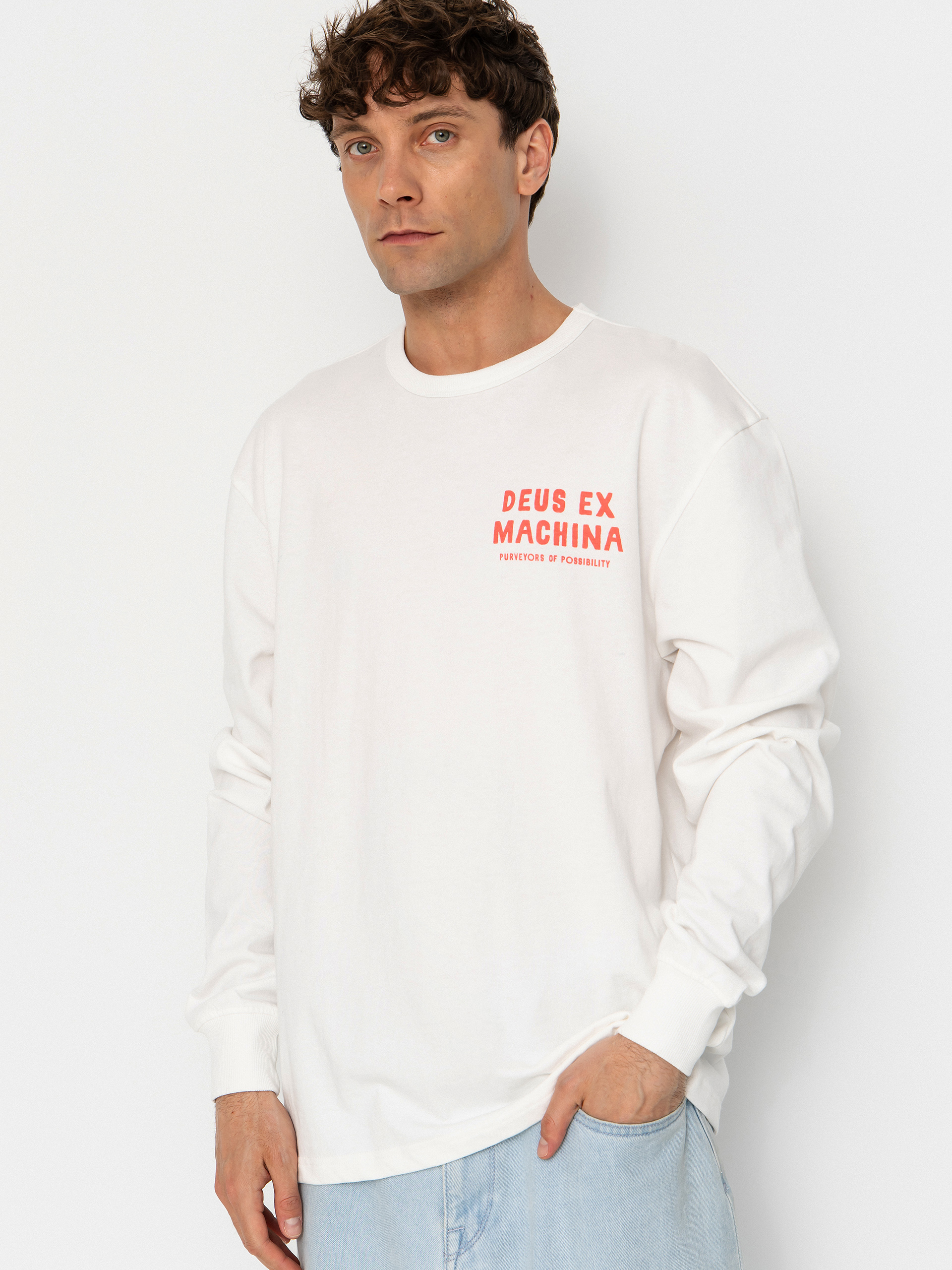 Deus Ex Machina Kumbaya Longsleeve (vintage white)