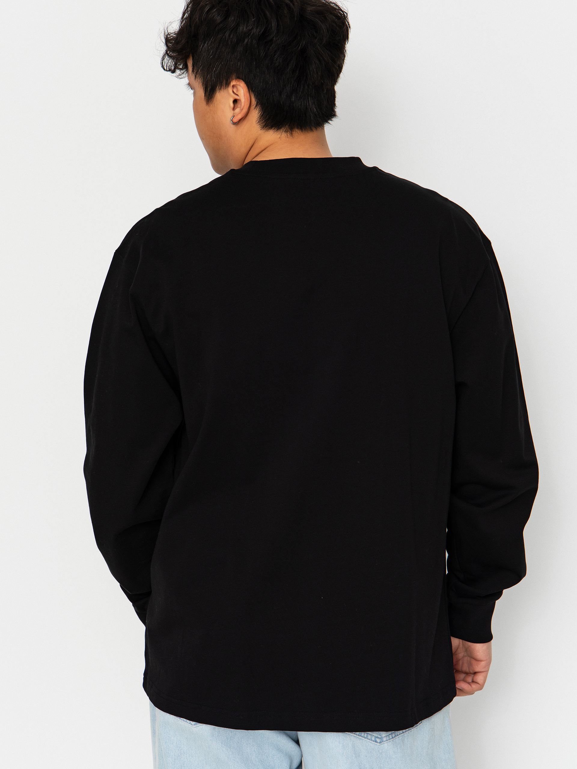 Fox Wordmark Oversized Longsleeve (black)