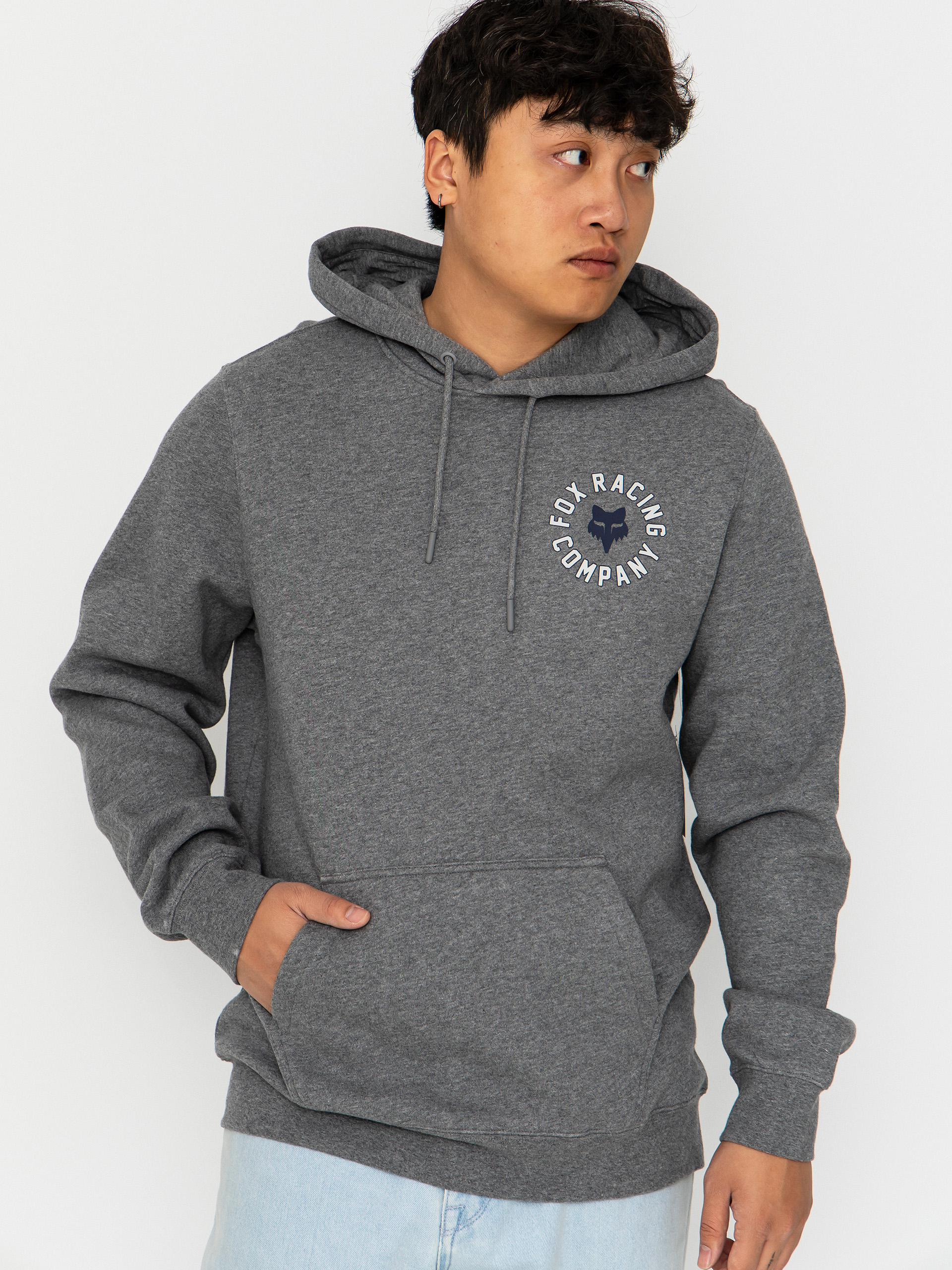 Fox Beam HD Hoodie (heather graphite)
