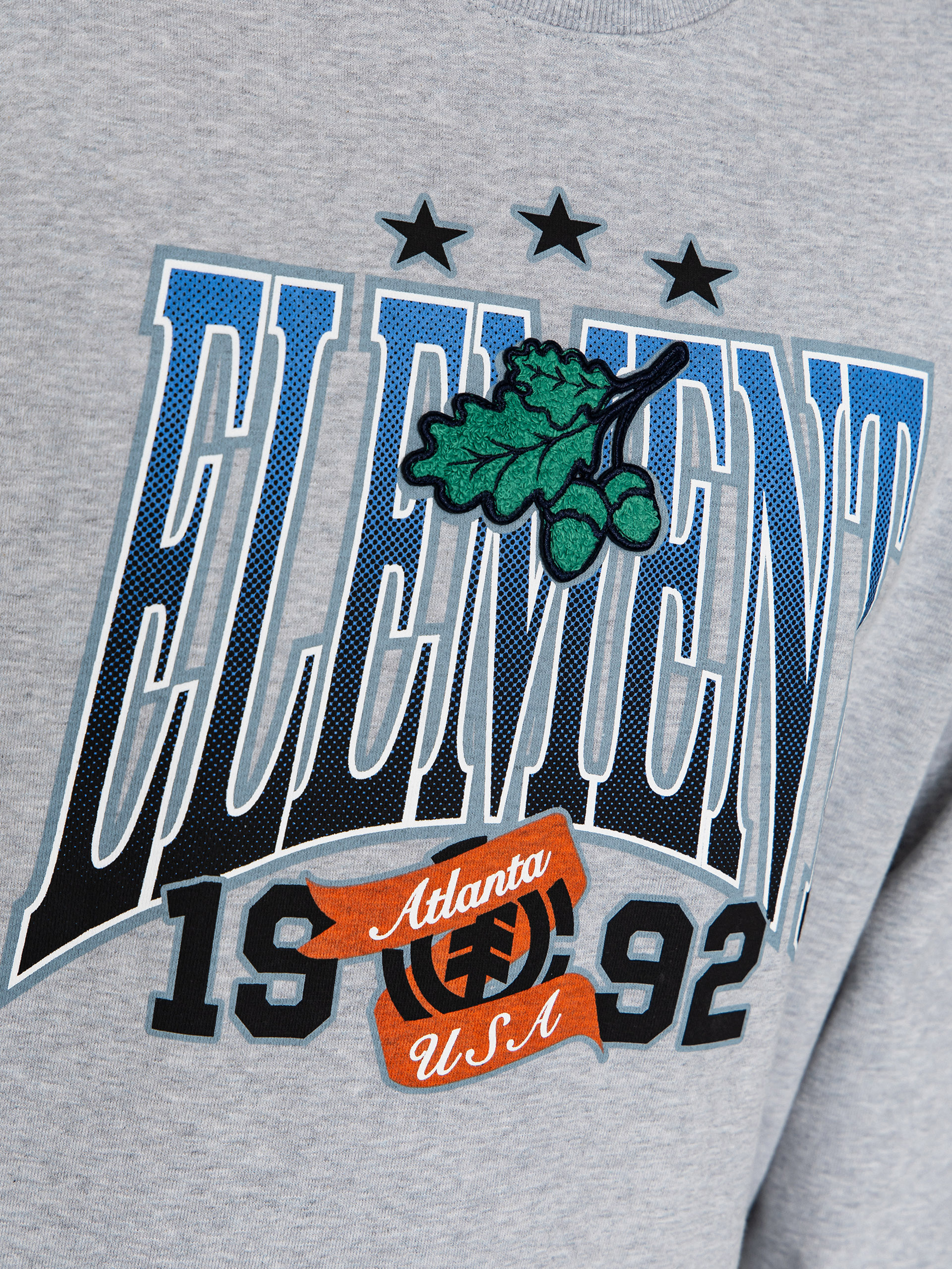 Element Stars Oak Sweatshirt (mid grey heather)