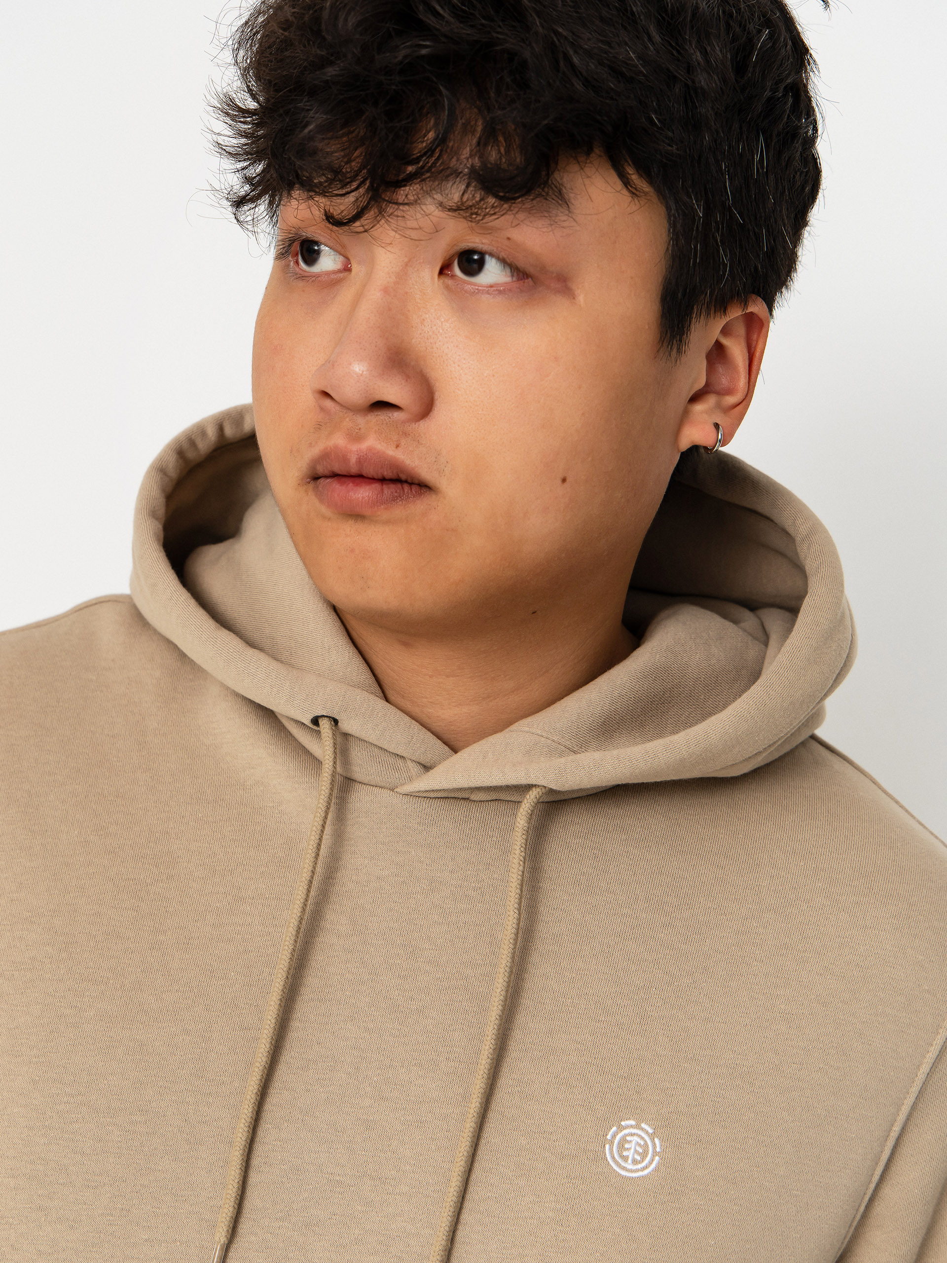 Element Icon Embroidery HD Hoodie (aluminum)