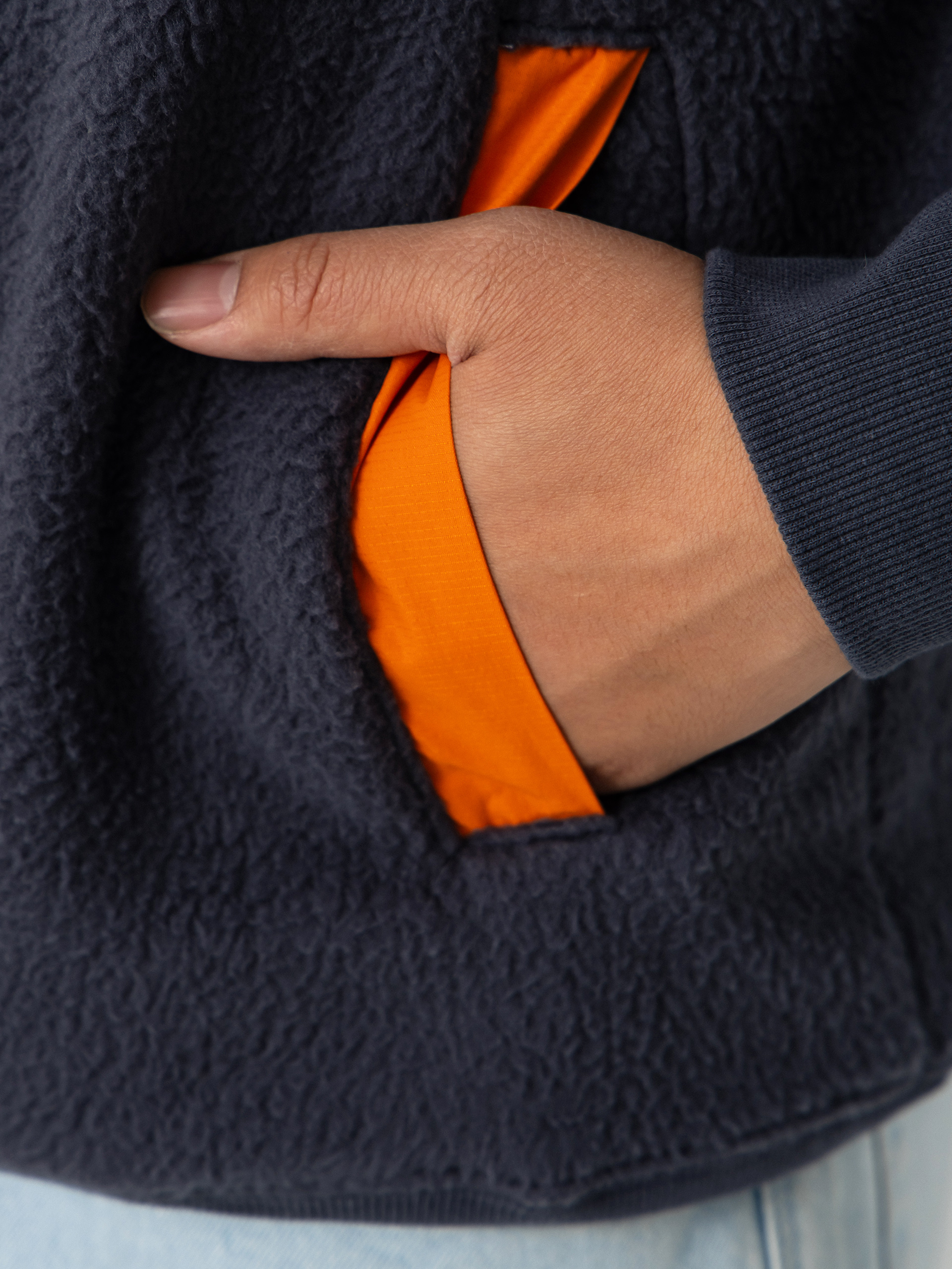 Mens Billabong Boundary Shore Fleece  (ombre blue)
