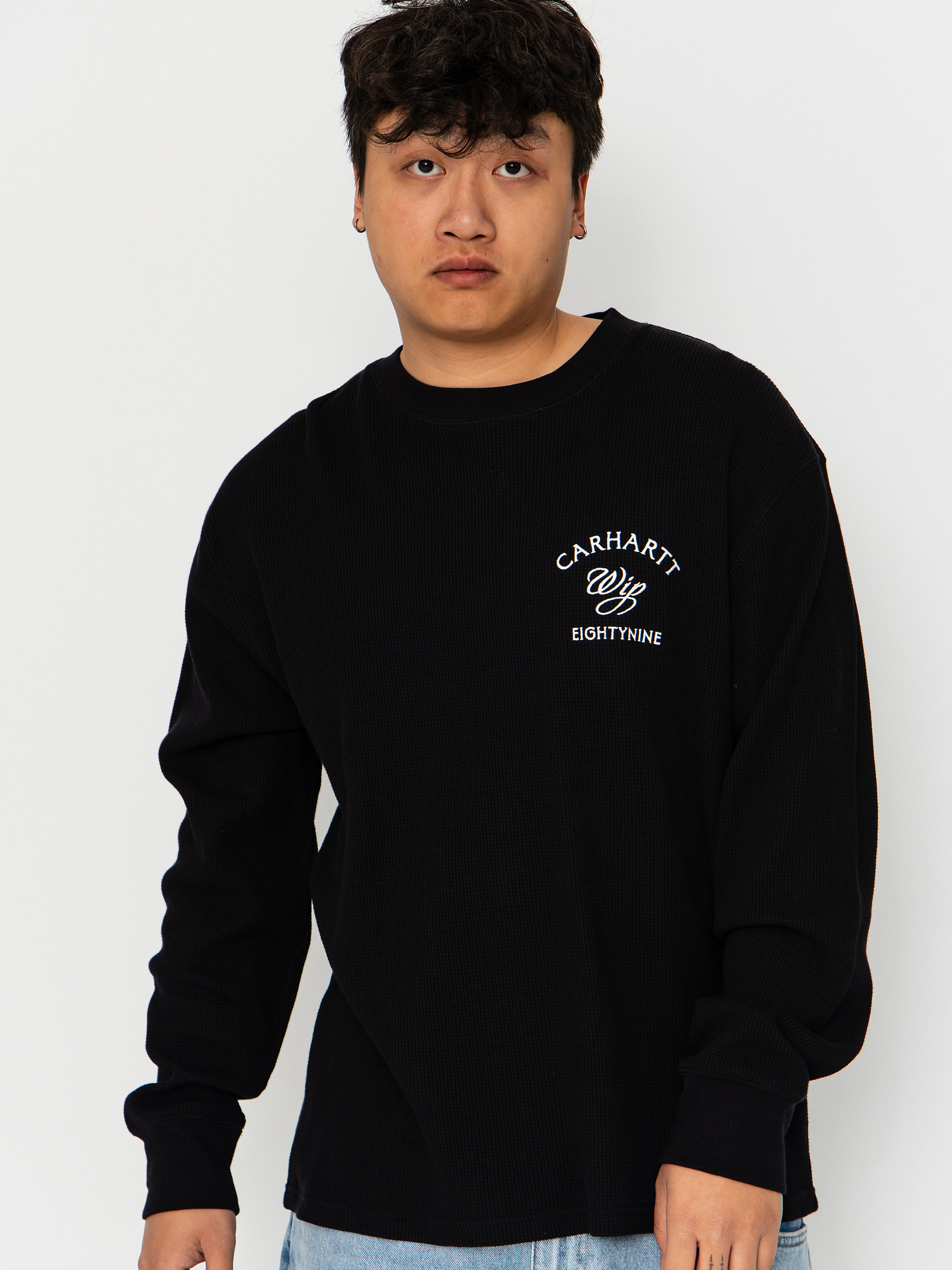 Carhartt WIP Eightynine Waffle Longsleeve (black/white)