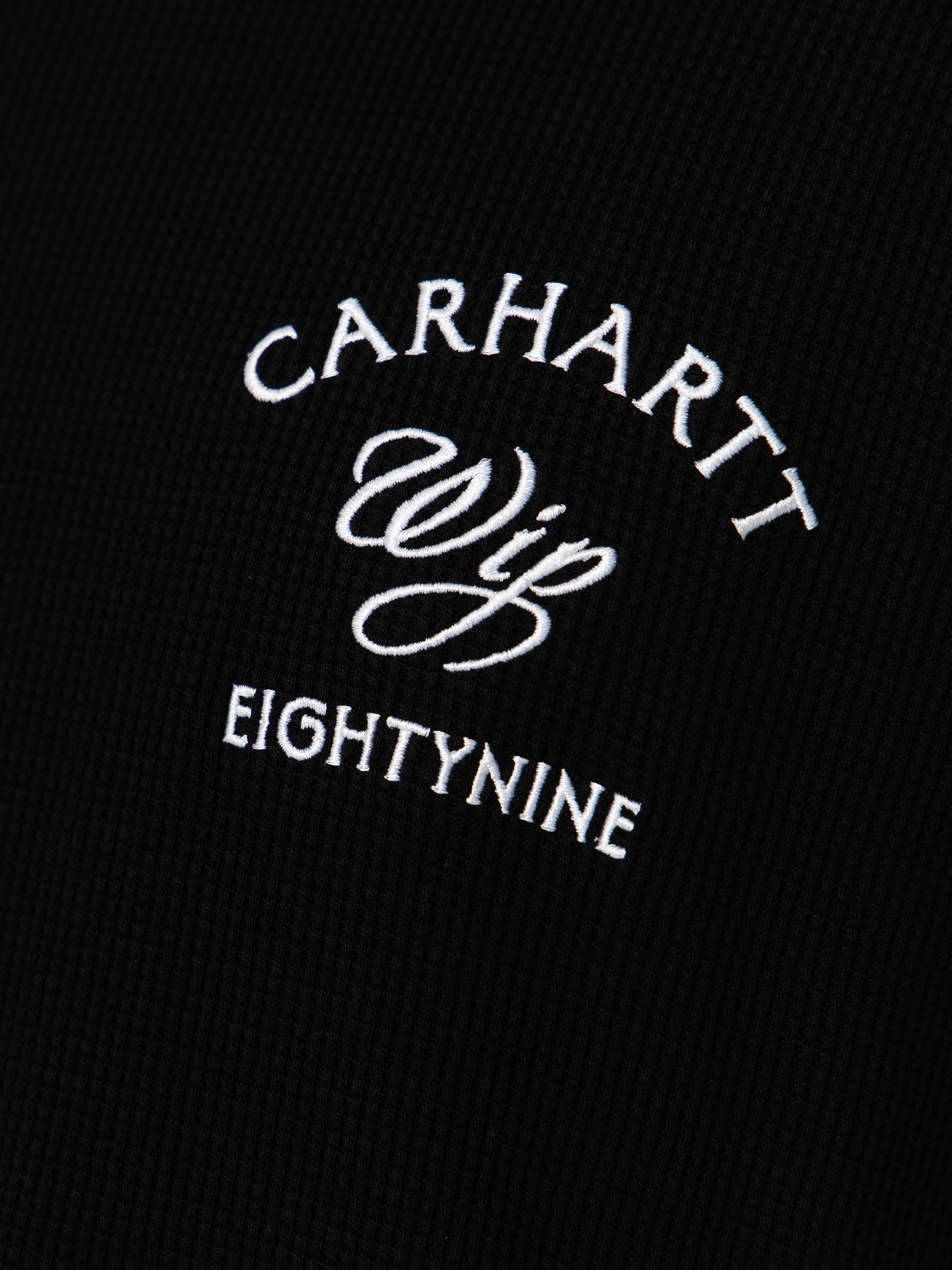 Carhartt WIP Eightynine Waffle Longsleeve (black/white)