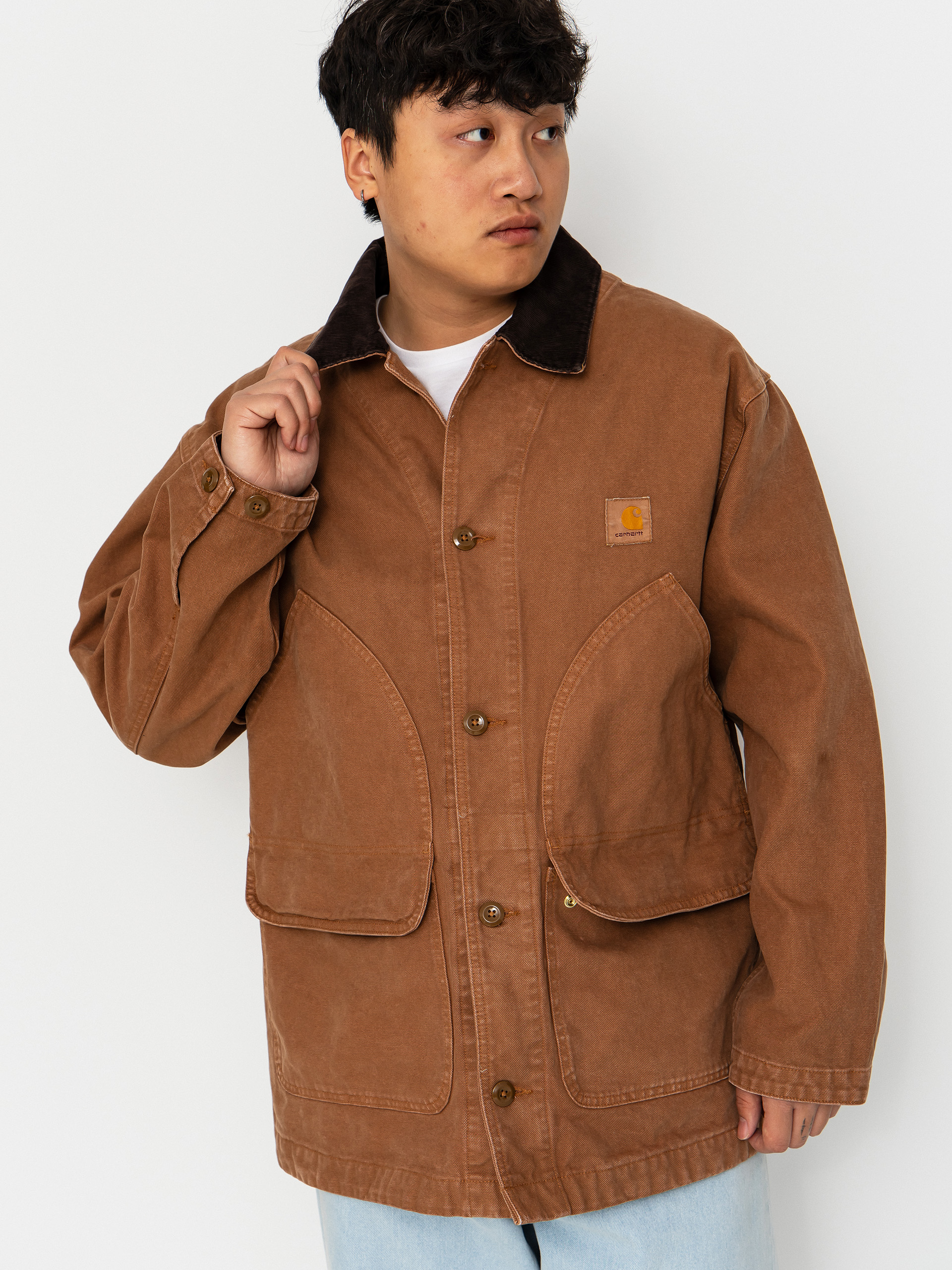 Carhartt WIP Prescott Coat Jacke (hamilton brown/tobacco)