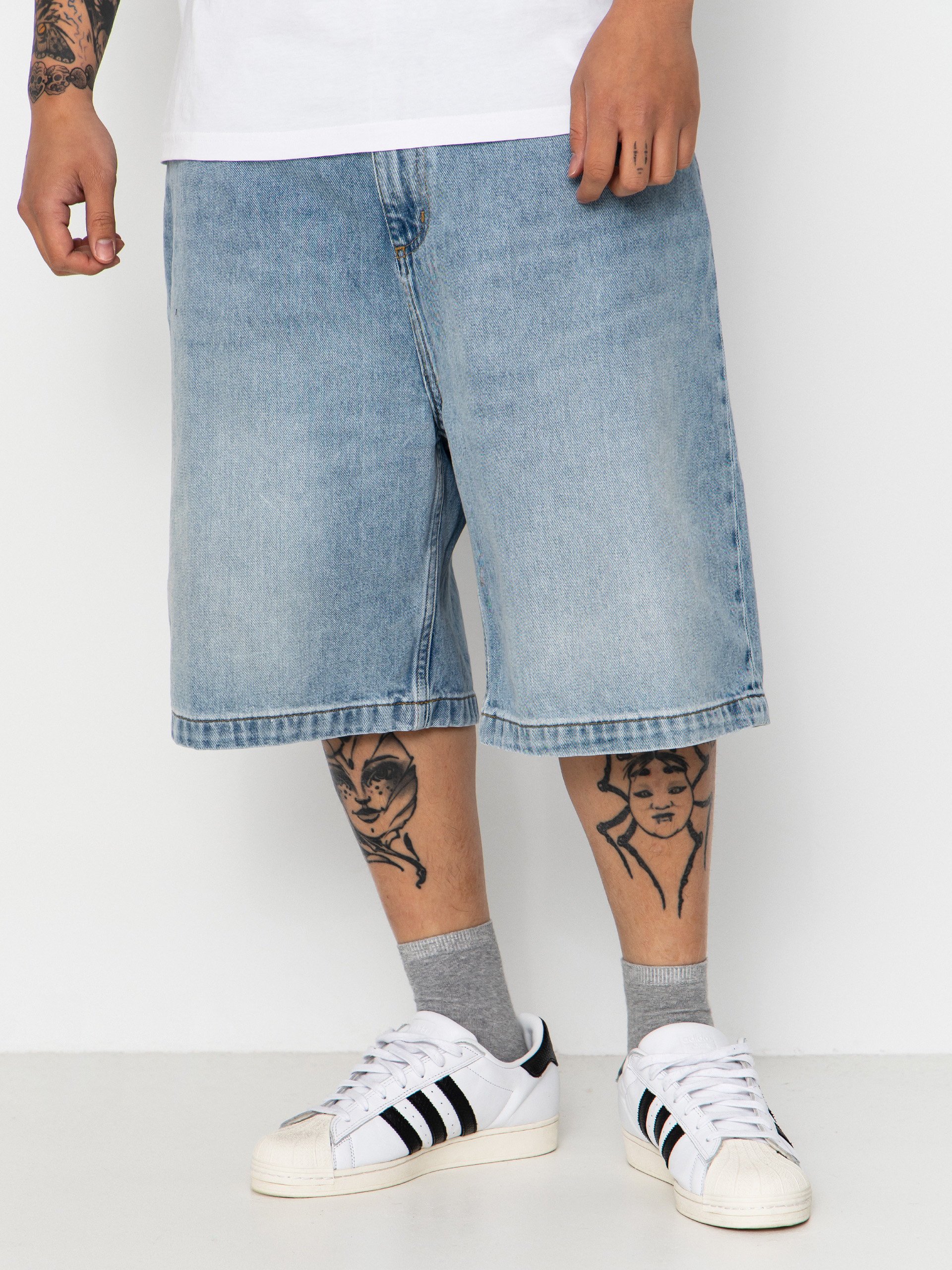Carhartt WIP Shorts Brandon (blue heavy worn bleached)