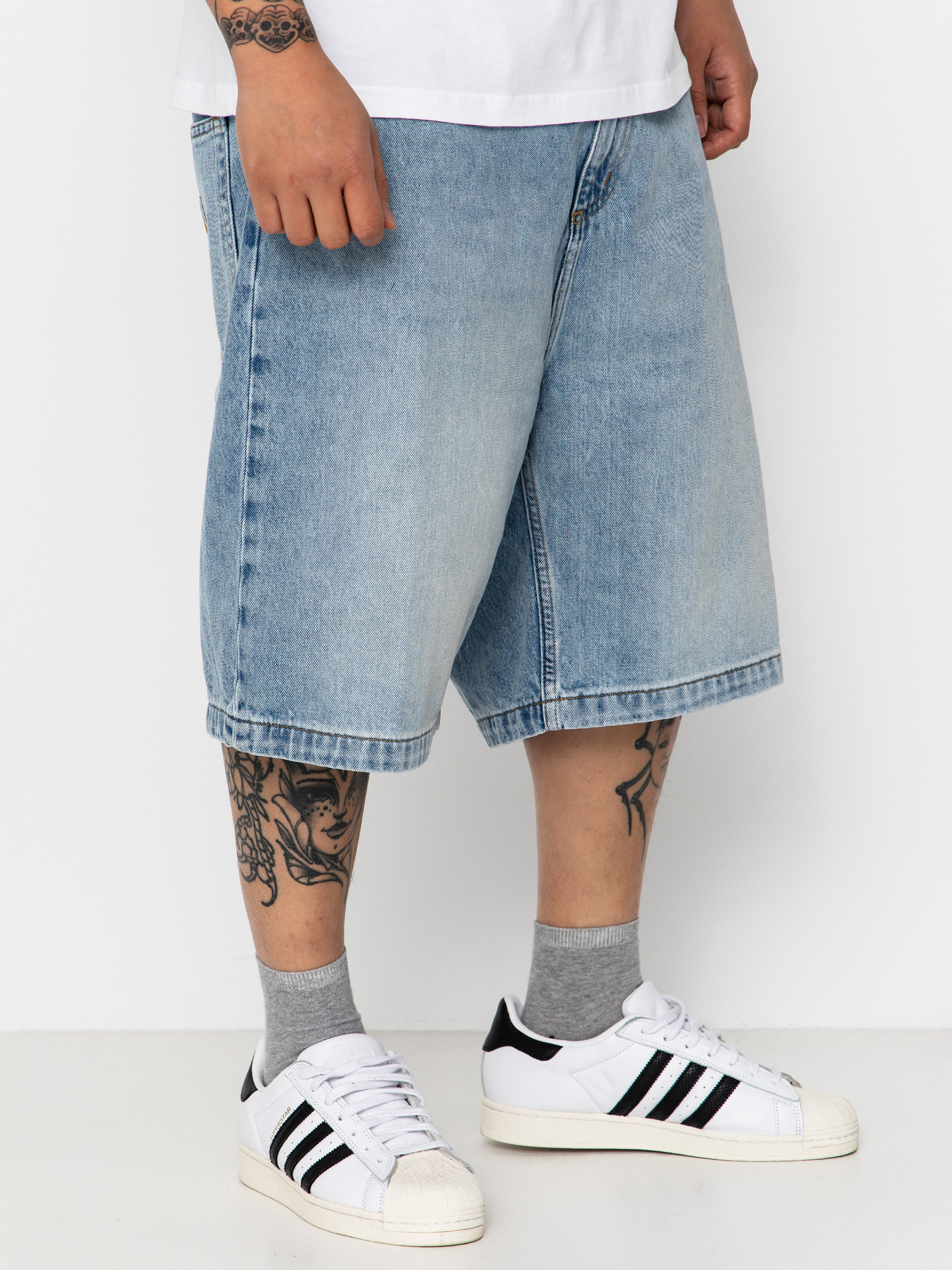 Carhartt WIP Shorts Brandon (blue heavy worn bleached)