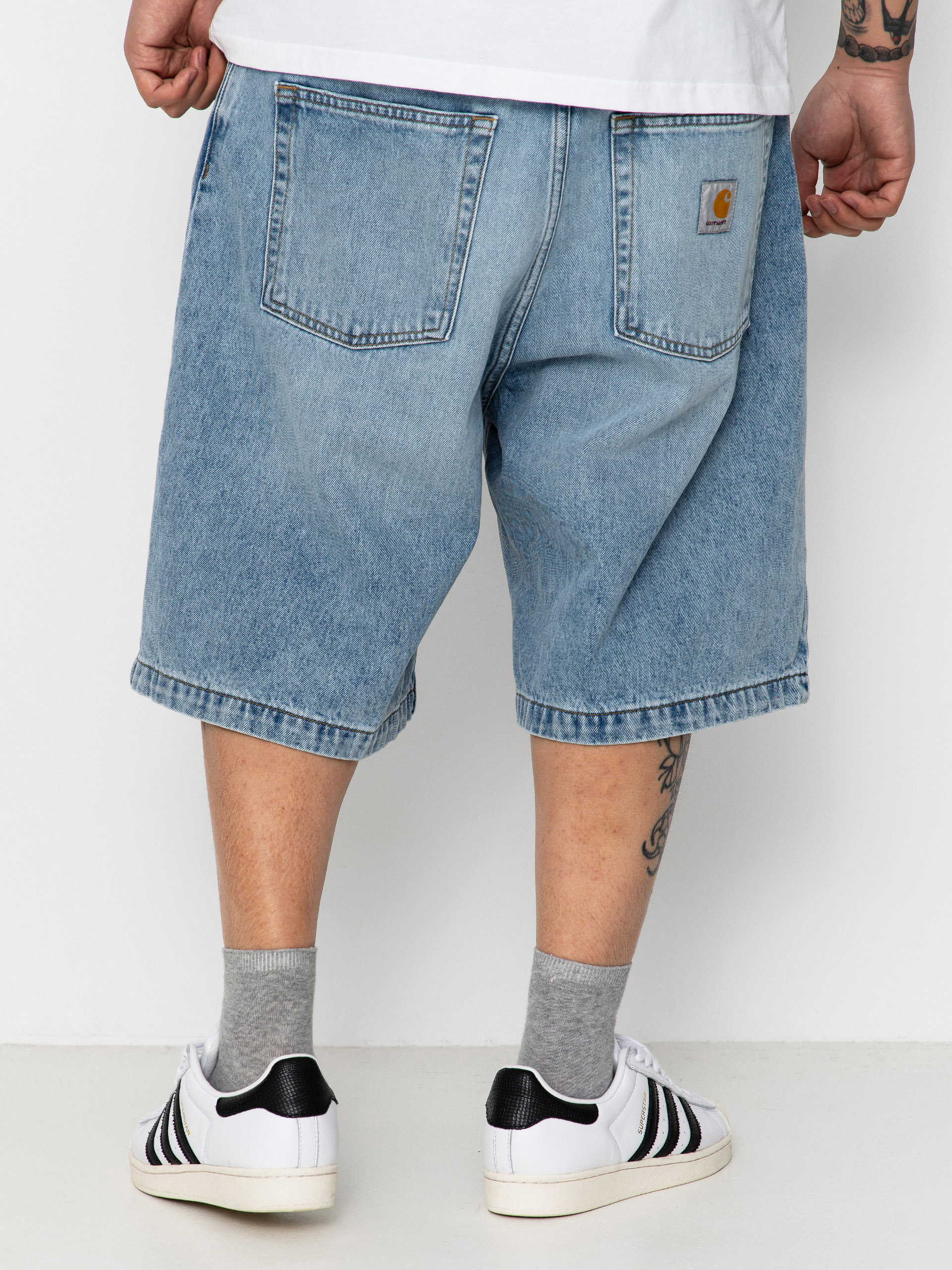 Carhartt WIP Shorts Brandon (blue heavy worn bleached)