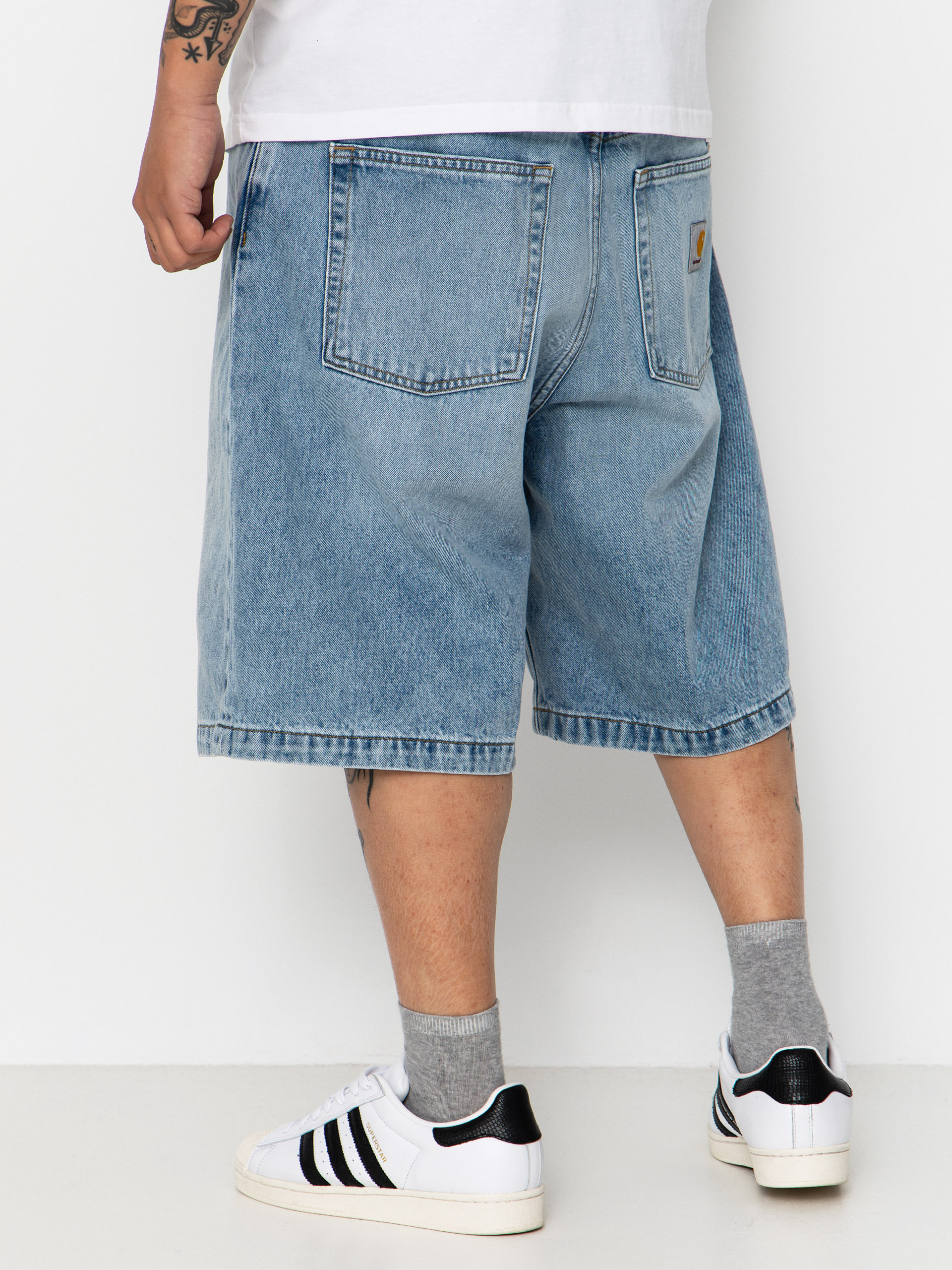 Carhartt WIP Shorts Brandon (blue heavy worn bleached)