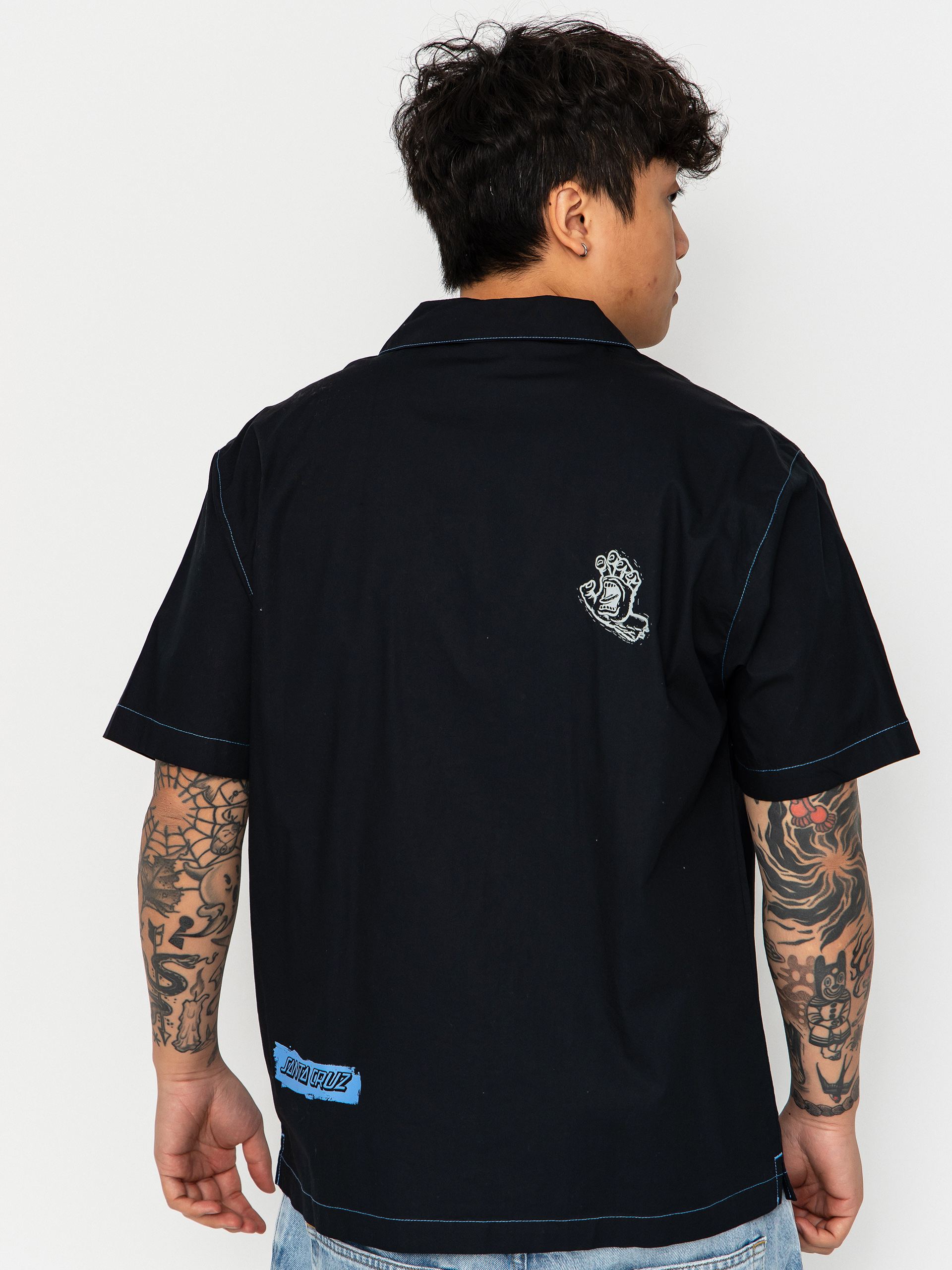 Santa Cruz Stamped Shirt (black)