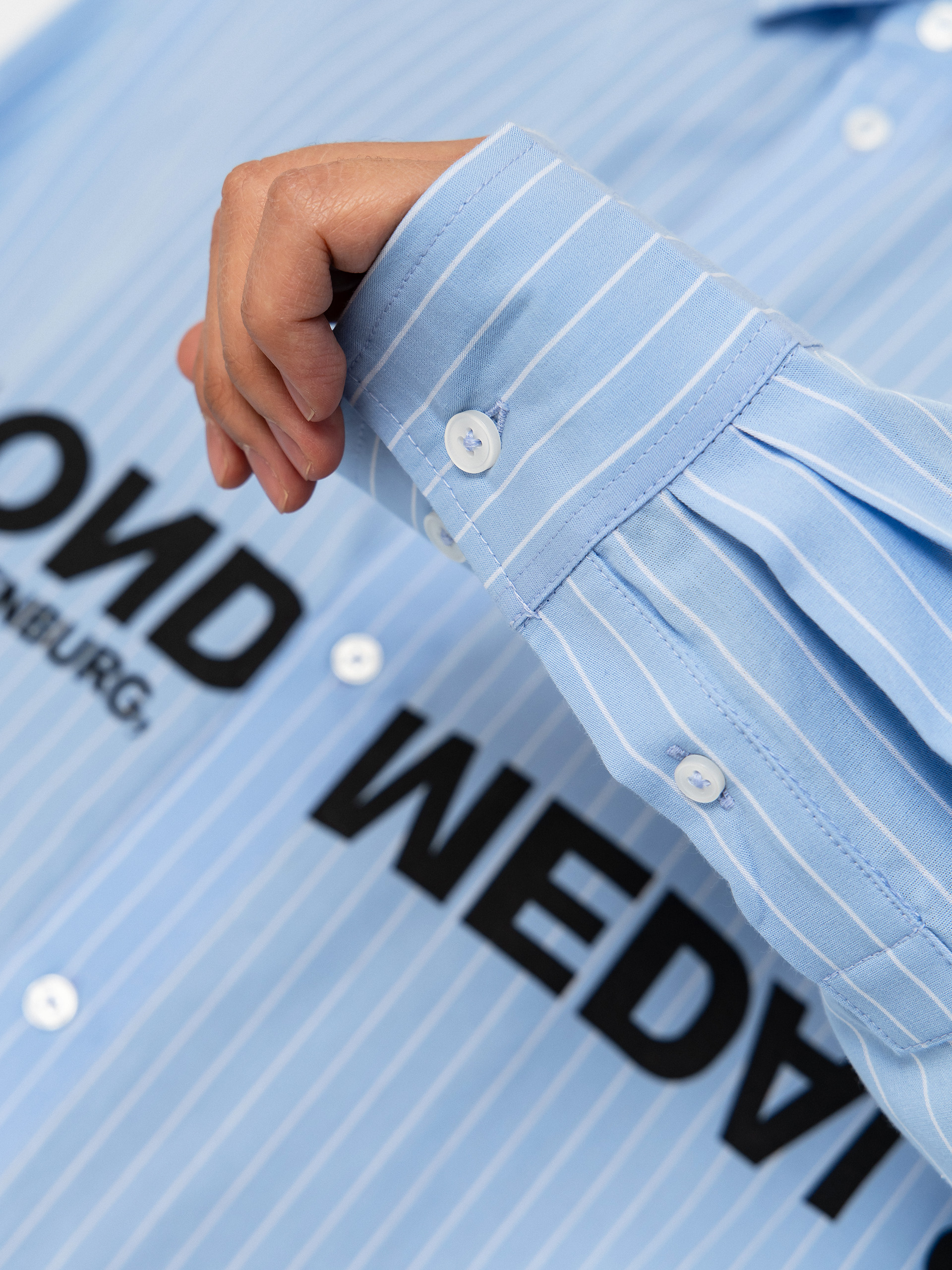Beyond Medals Button Up Shirt (l.blue)