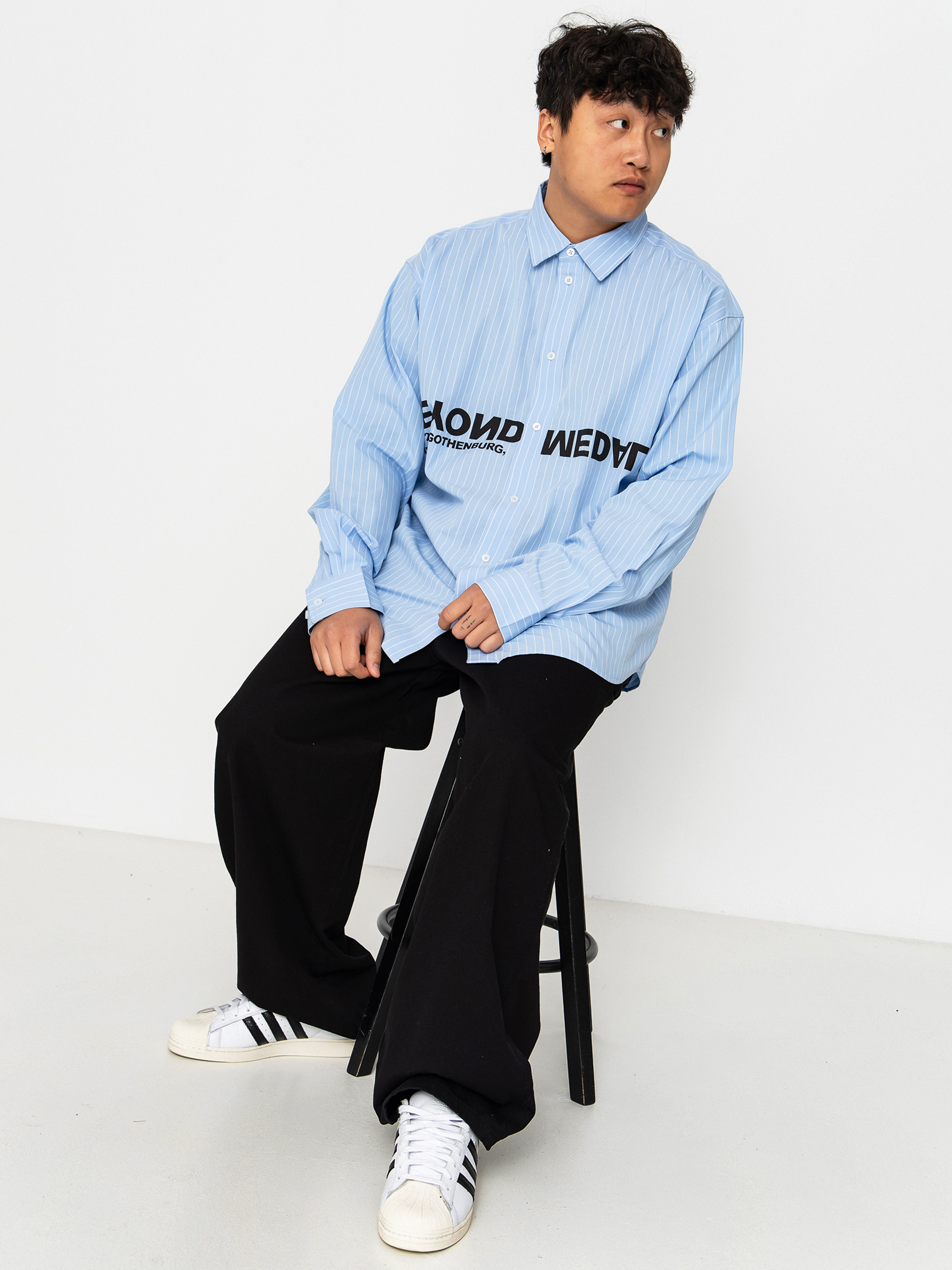 Beyond Medals Button Up Hemd (l.blue)