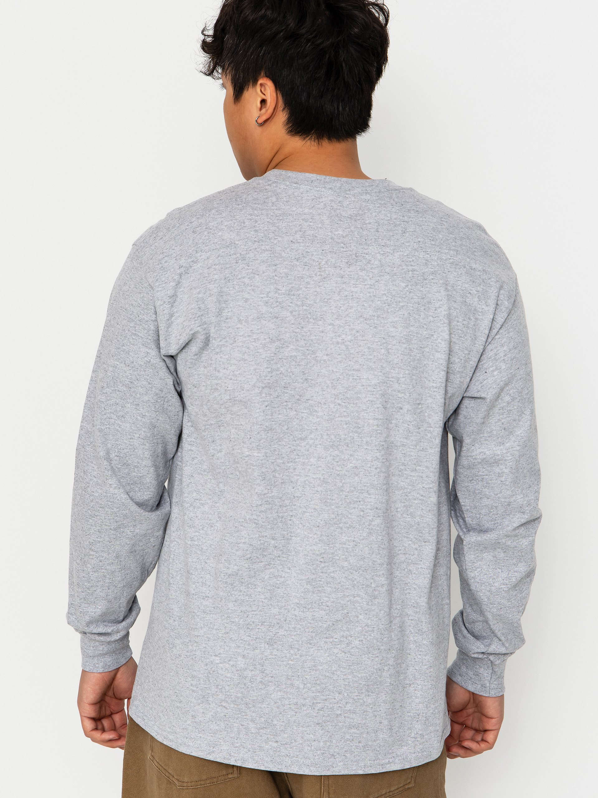 Spitfire Longsleeve Team Bighead (sport grey w/red black white print)