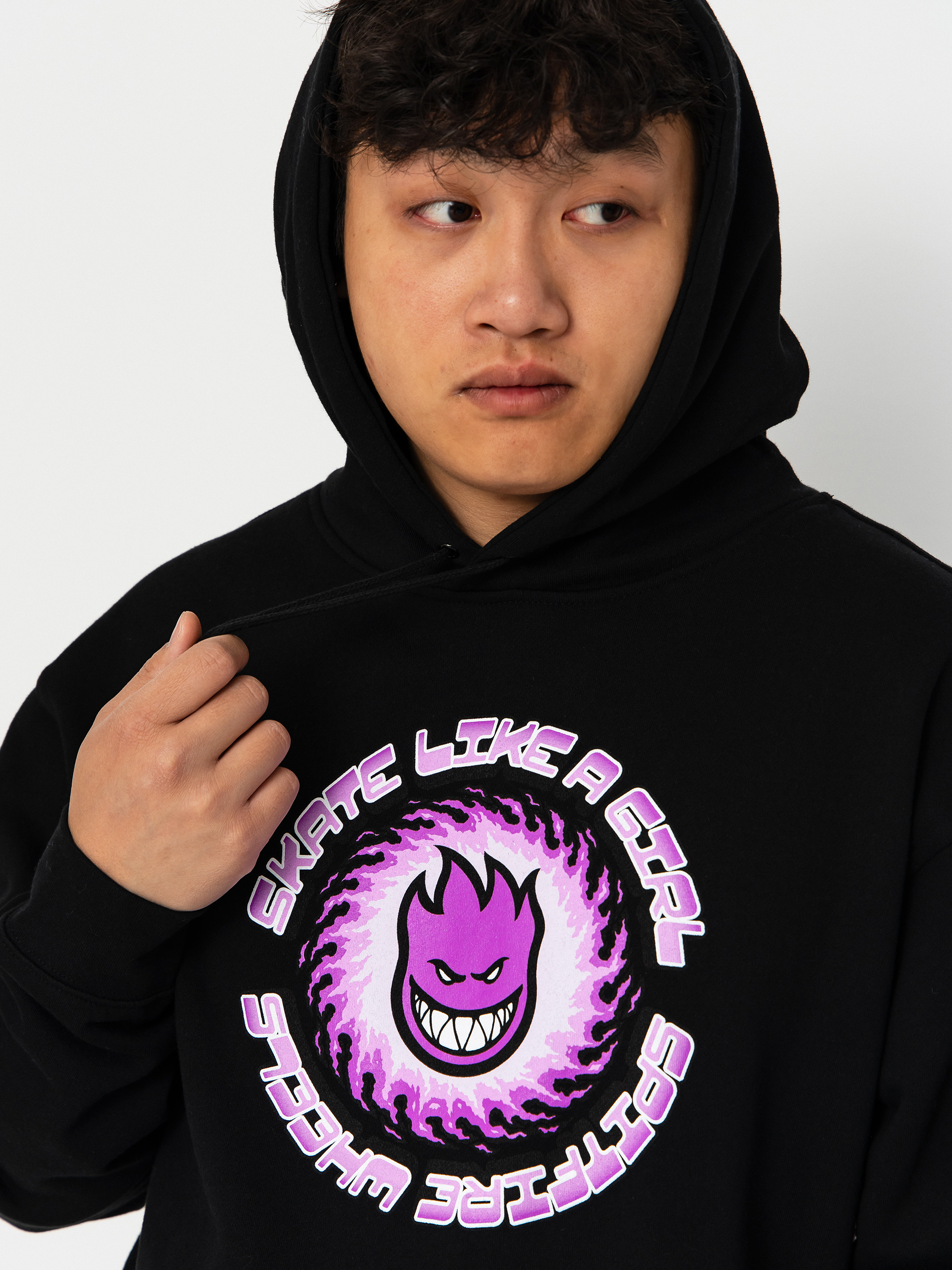 Spitfire Skate Like A Girl 25 Year Classic Sweatshirt (black)