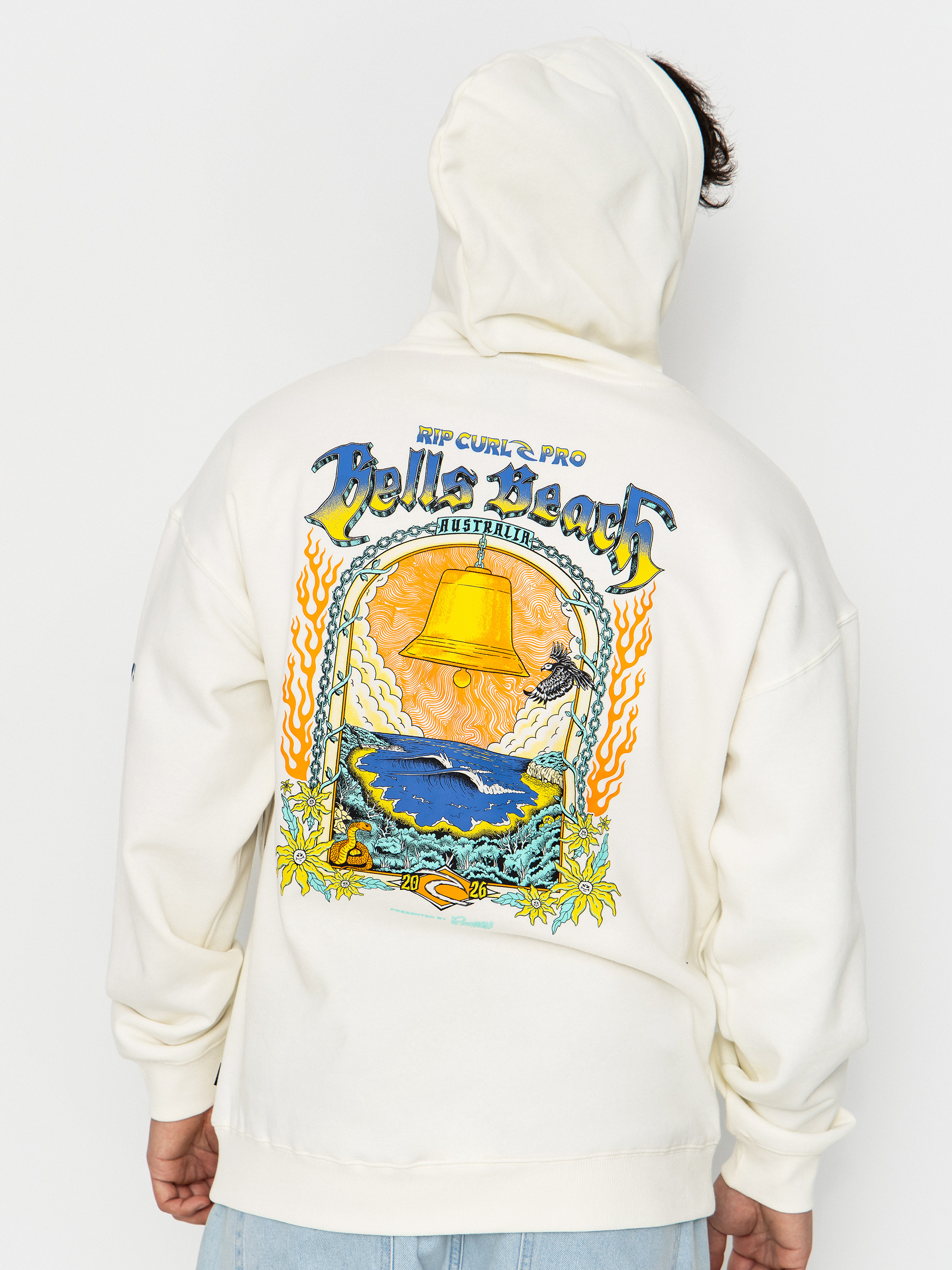 Rip Curl Bells Pro 26 HD Hoodie (bone)