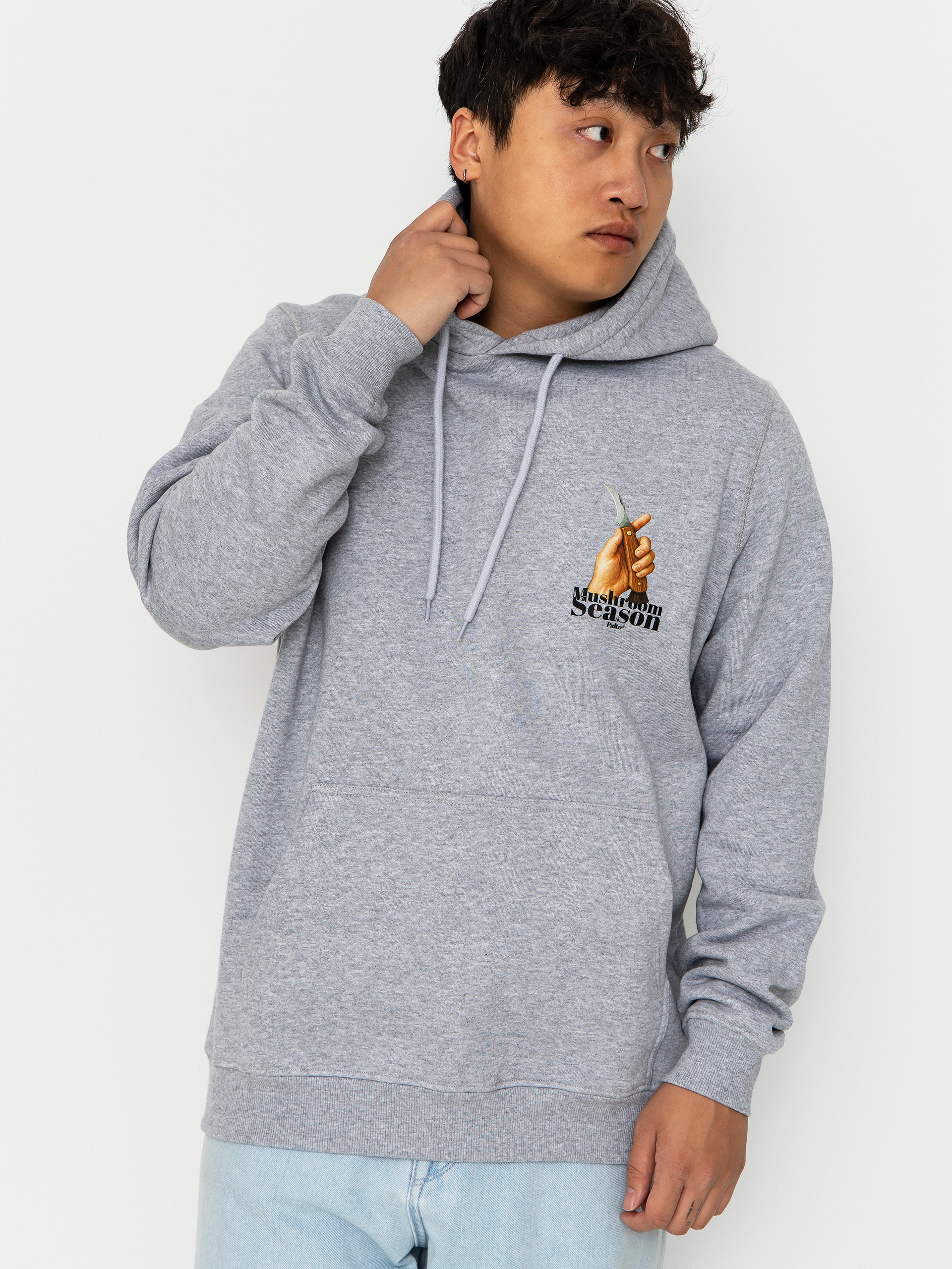 Palto Mushroom Hunter HD Hoodie (grey)