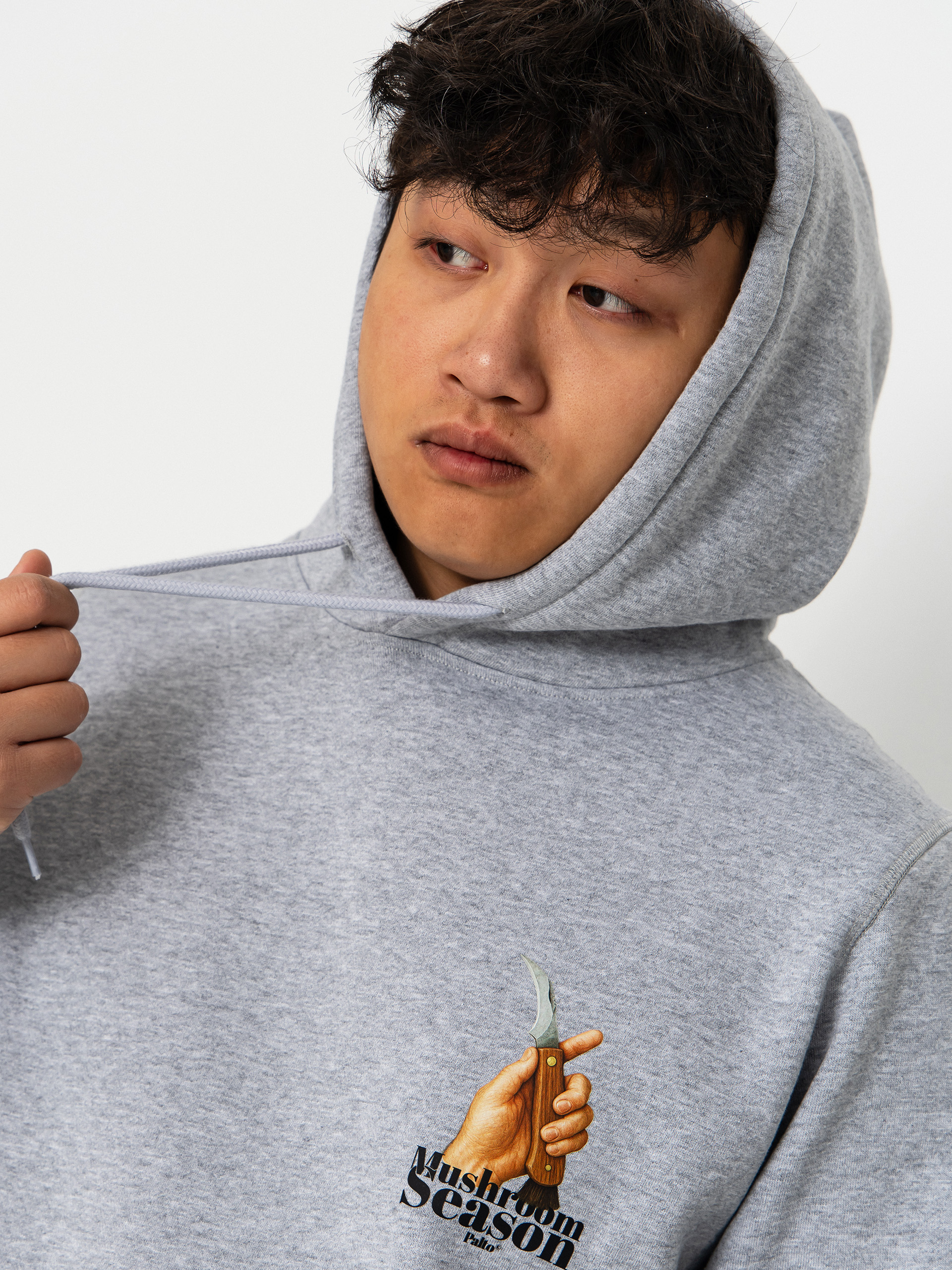 Palto Mushroom Hunter HD Hoodie (grey)