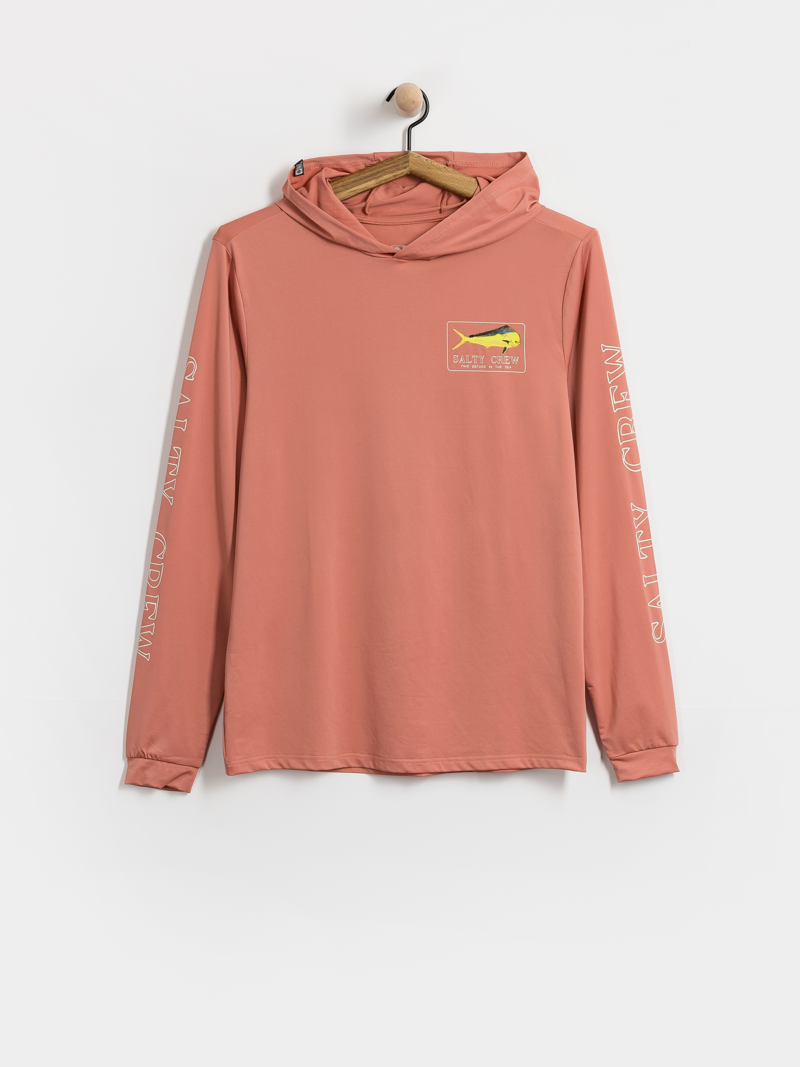 Salty Crew Golden Mahi Hood Sunshirt Longsleeve (coral)