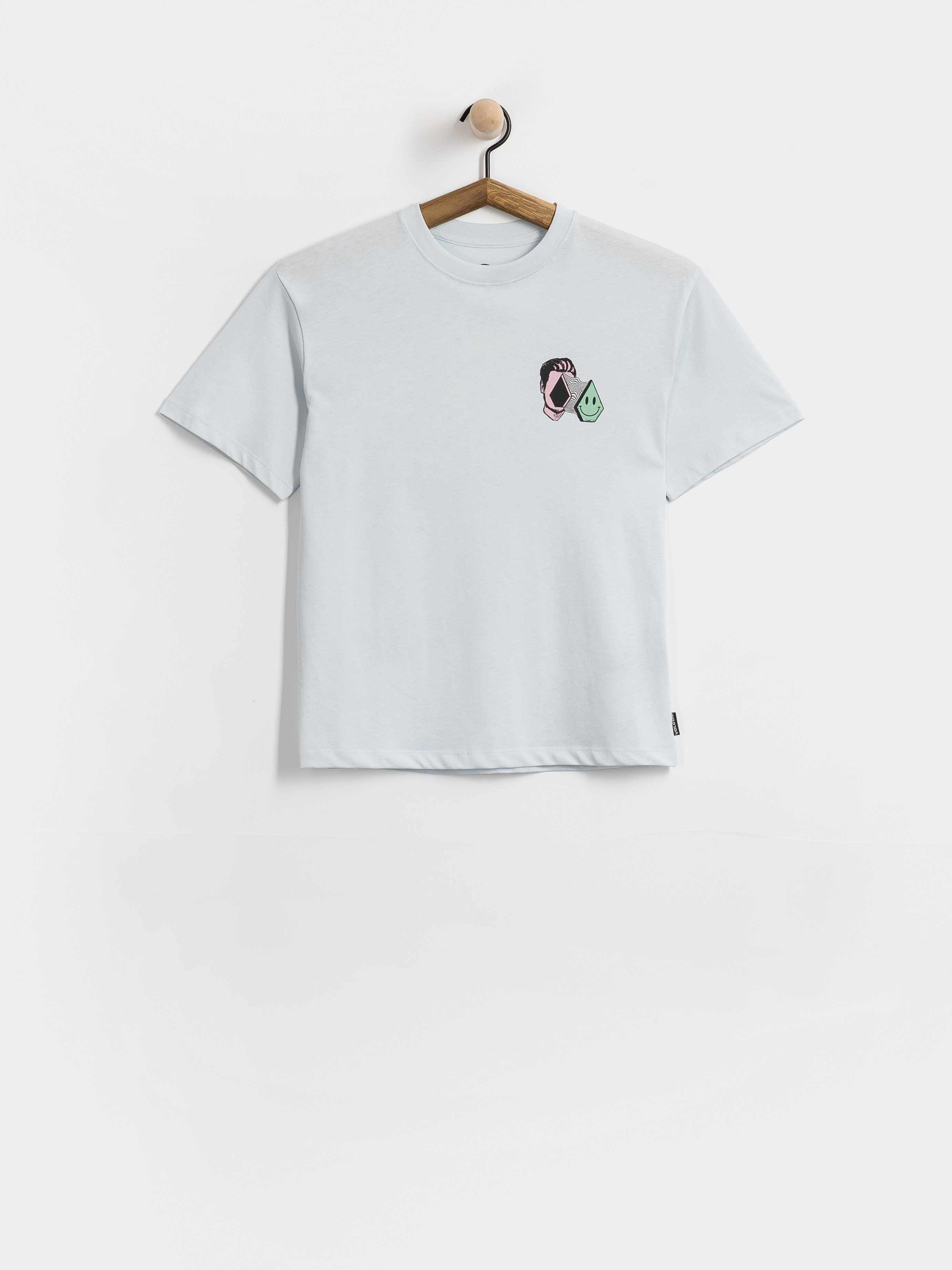 Volcom T-Shirt Aura Bsc JR (light blue acid)