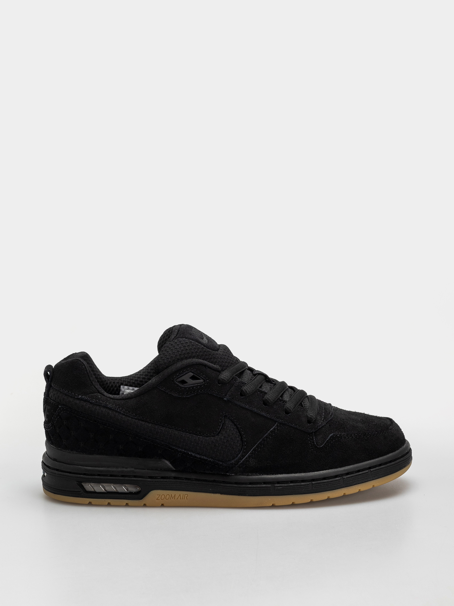 Nike SB Paul Rodriguez Zoom Air Low Shoes (black/black/black/gum light brown)
