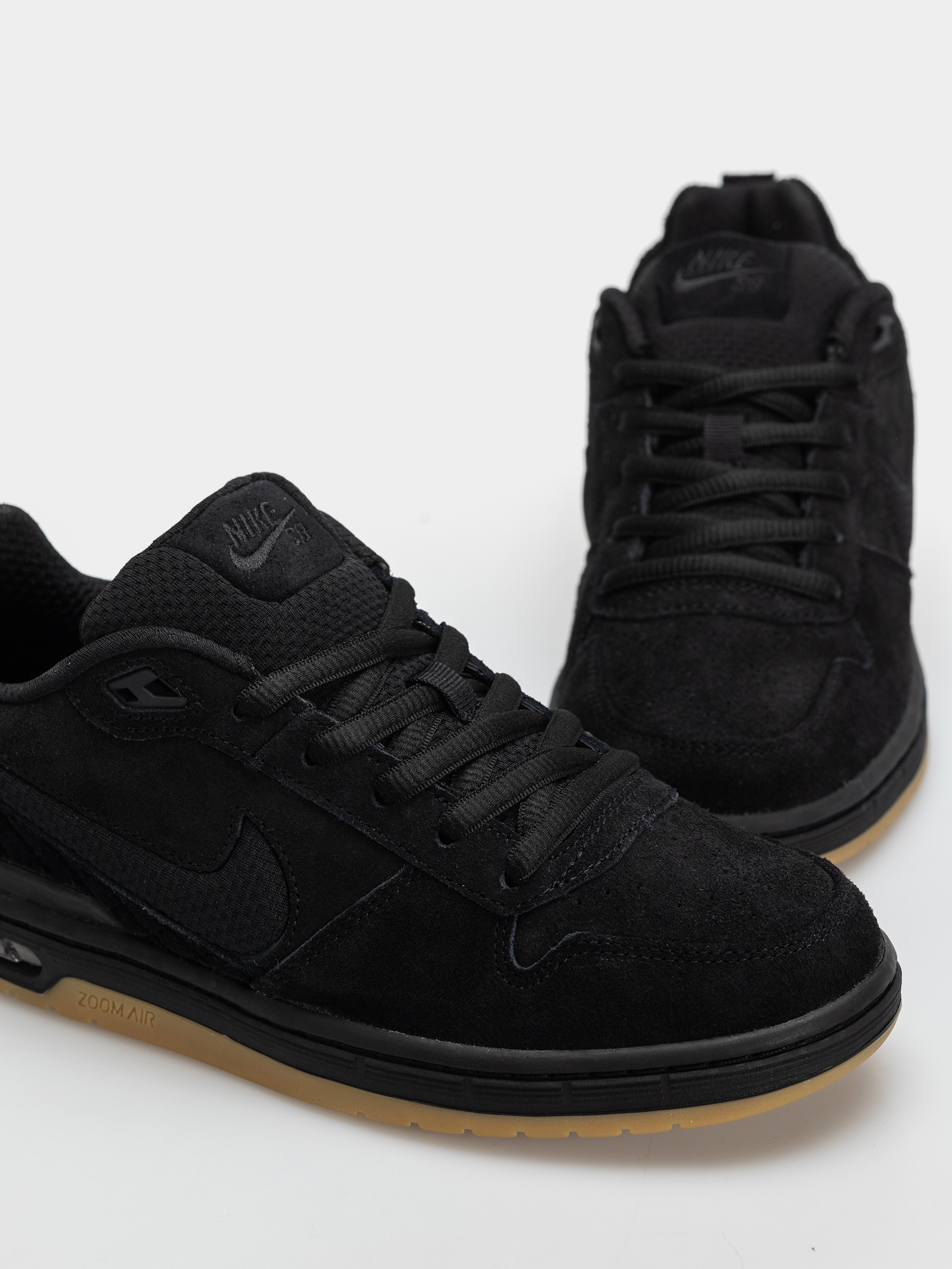 Nike SB Paul Rodriguez Zoom Air Low Schuhe (black/black/black/gum light brown)