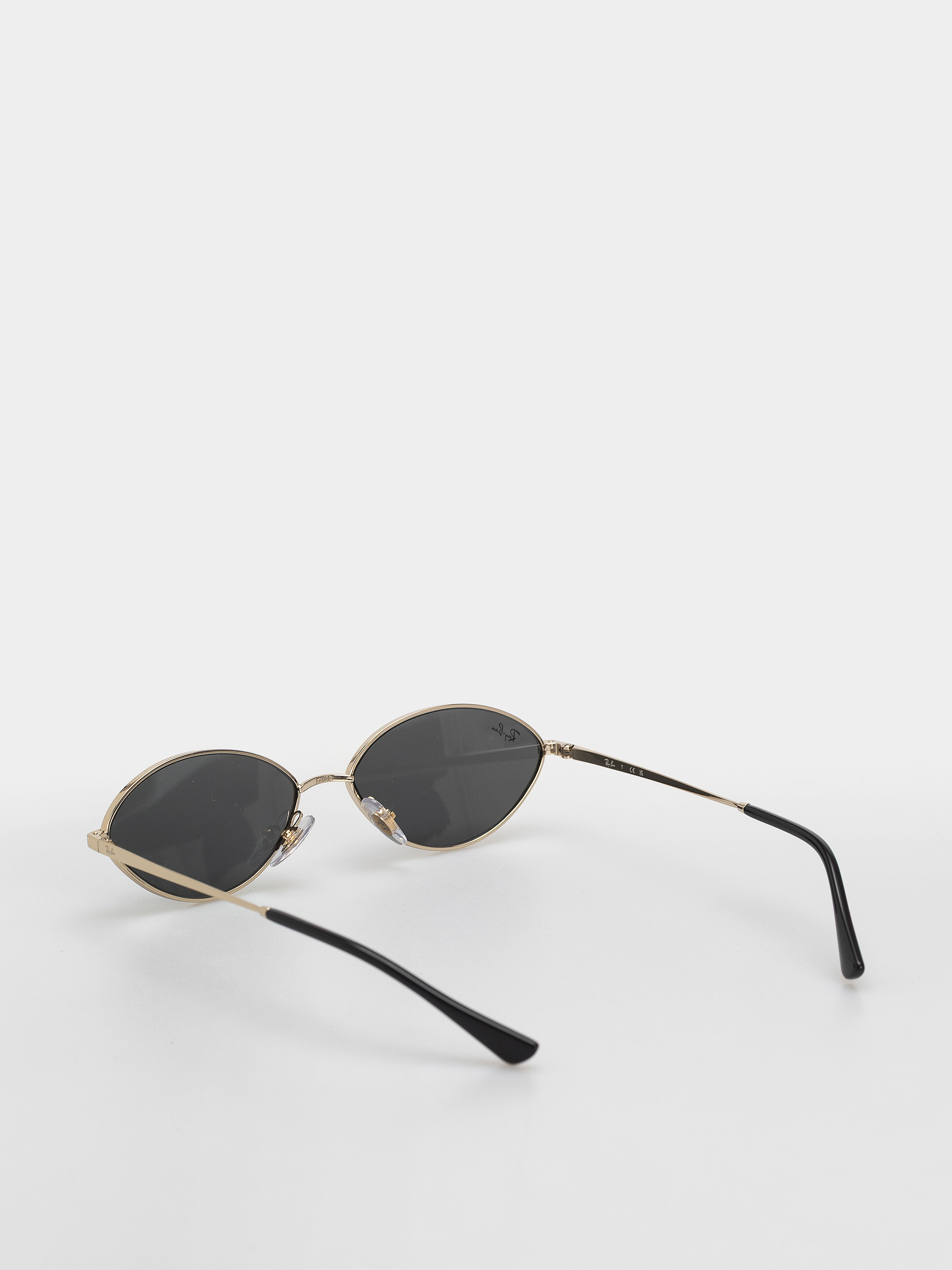 Ray-Ban Kai Sunglasses (polerowany jasne złoto/ciemnoszary)