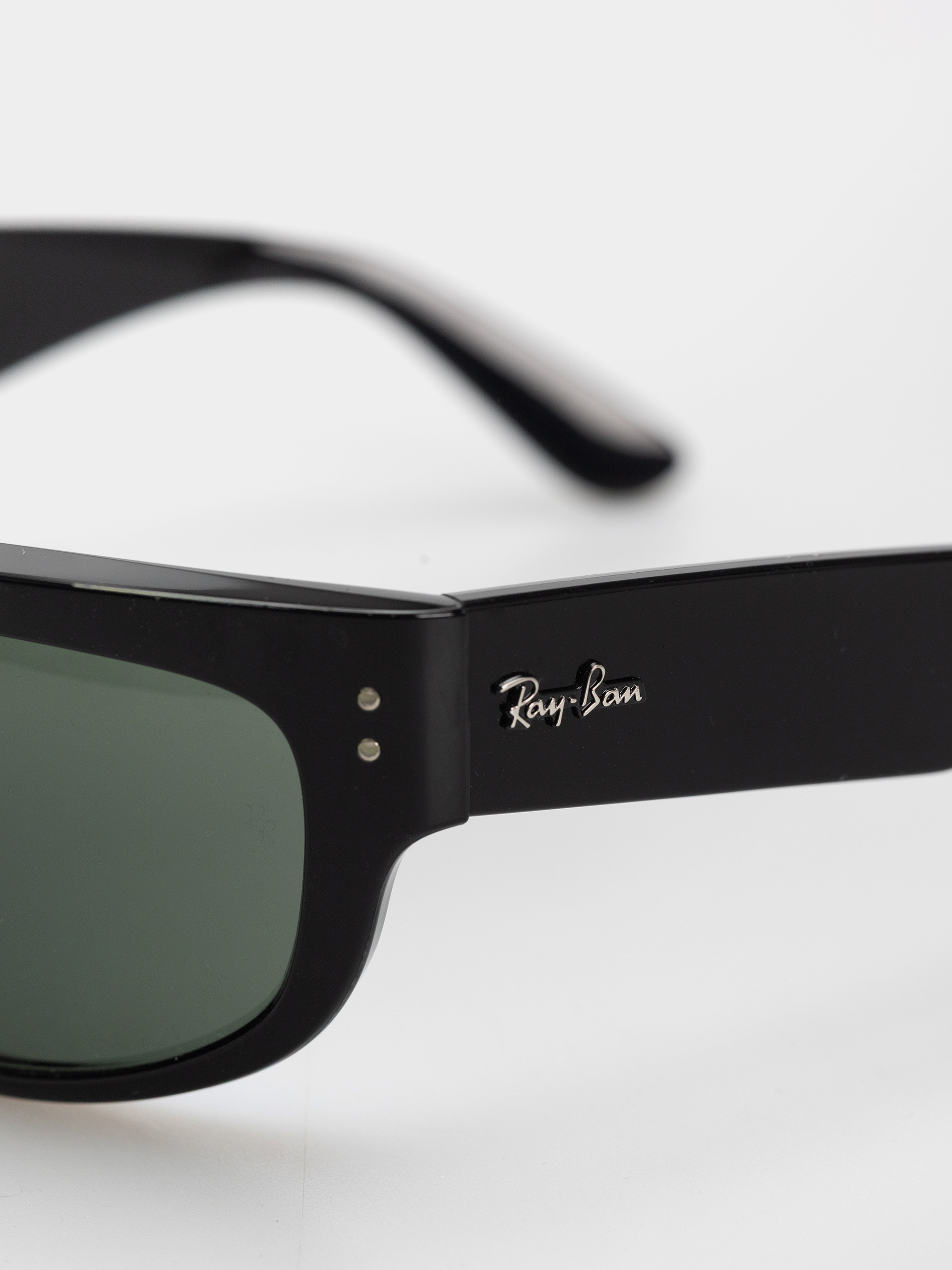 Ray-Ban Mega Balorama Sonnenbrille (polerowany czarny/zielone g-15)