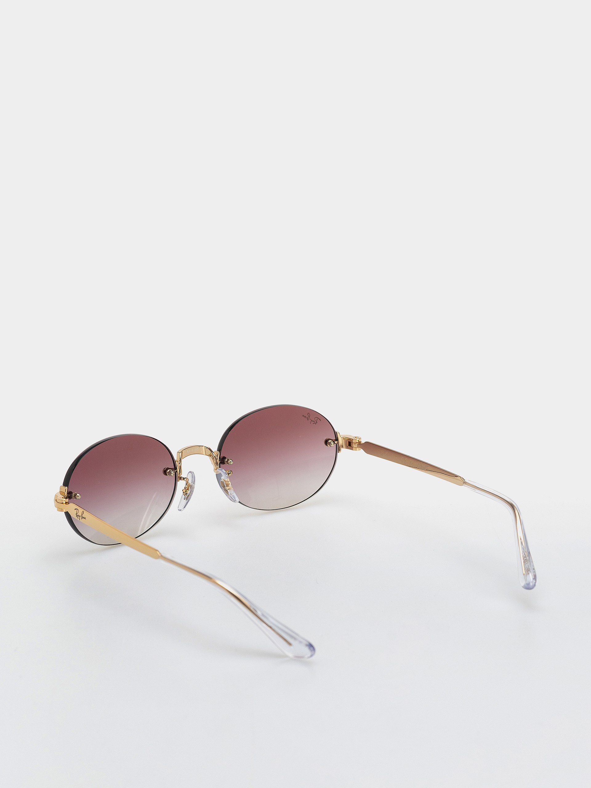 Ray-Ban Rb3929 By A$Ap Rocky Sunglasses (polerowany złoto arista/przezroczysty ciemnopurpurowy gradalny)