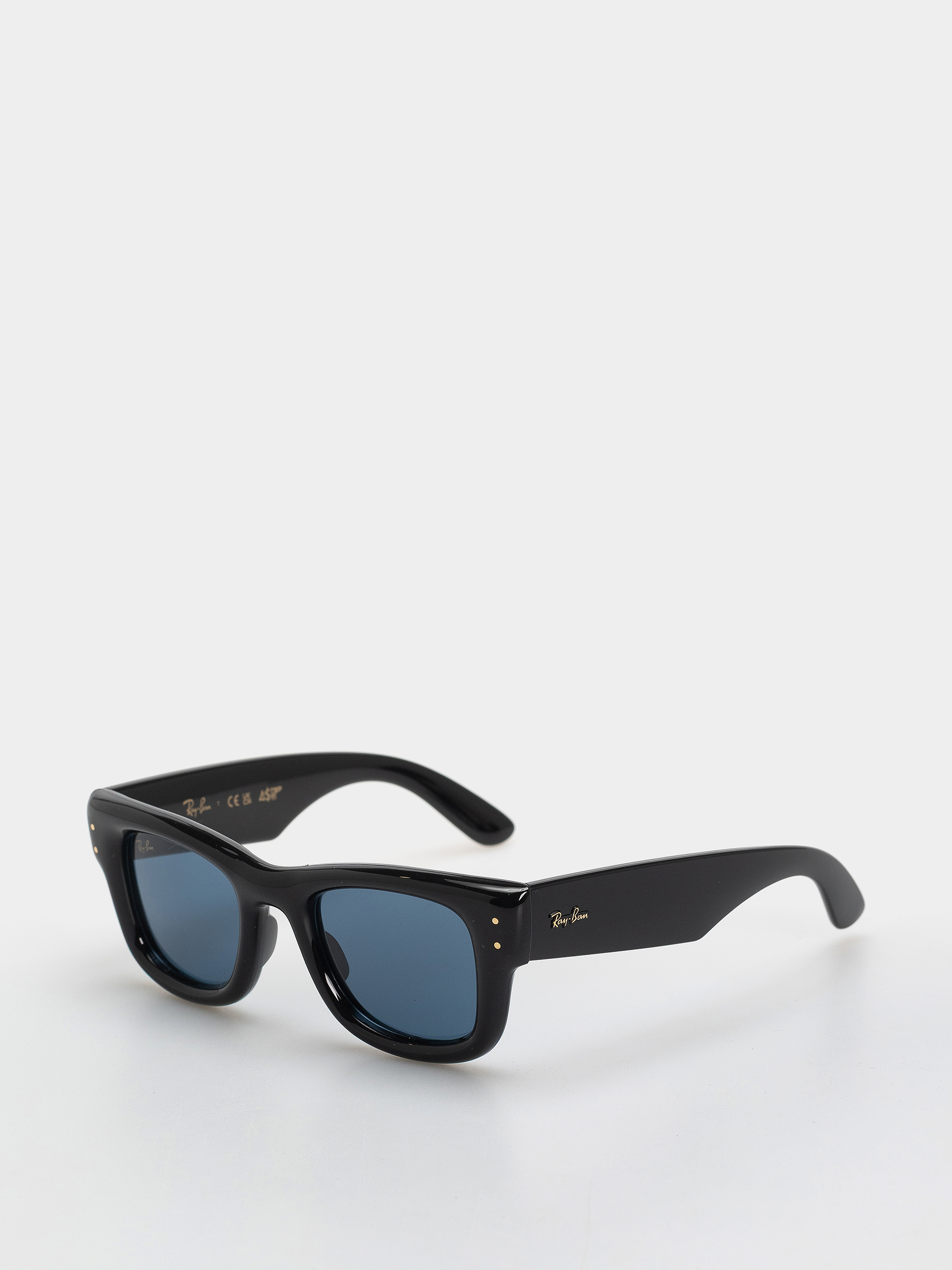 Ray-Ban Wayfarer Puffer Sonnenbrille (polerowany czarny/ciemnoniebieski)